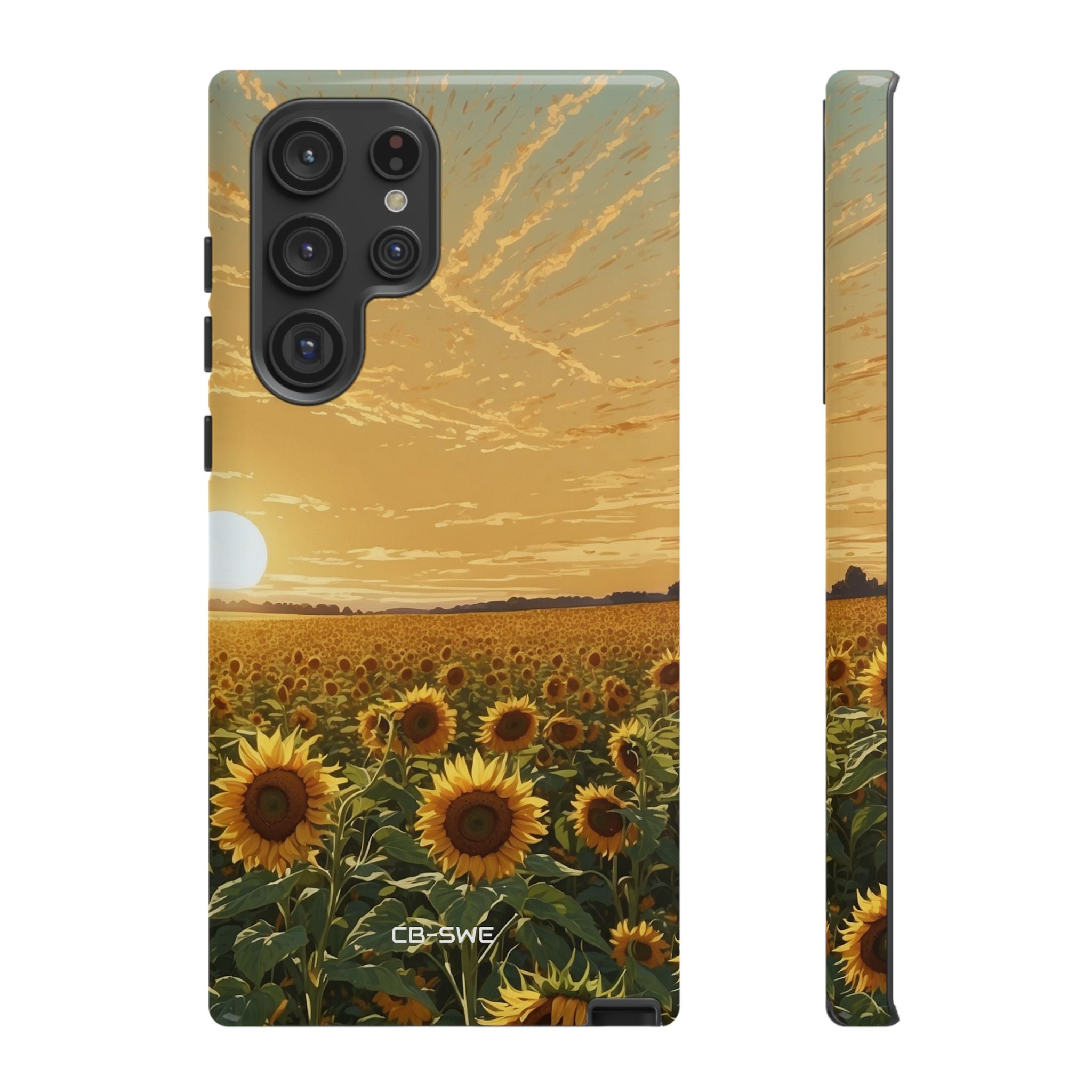 Sunflowers Embrace Sunset - Samsung Case