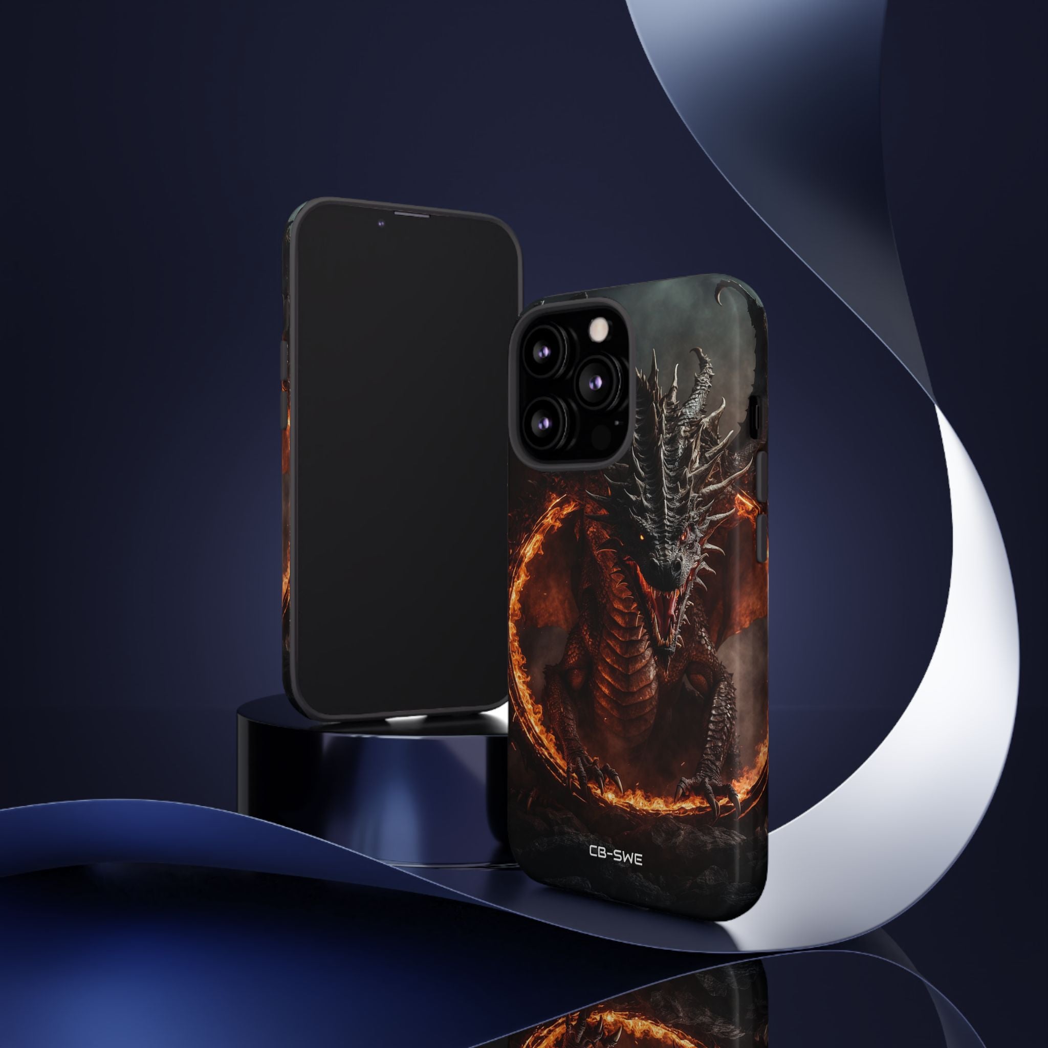 Fiery Dragon Roars - iPhone Case