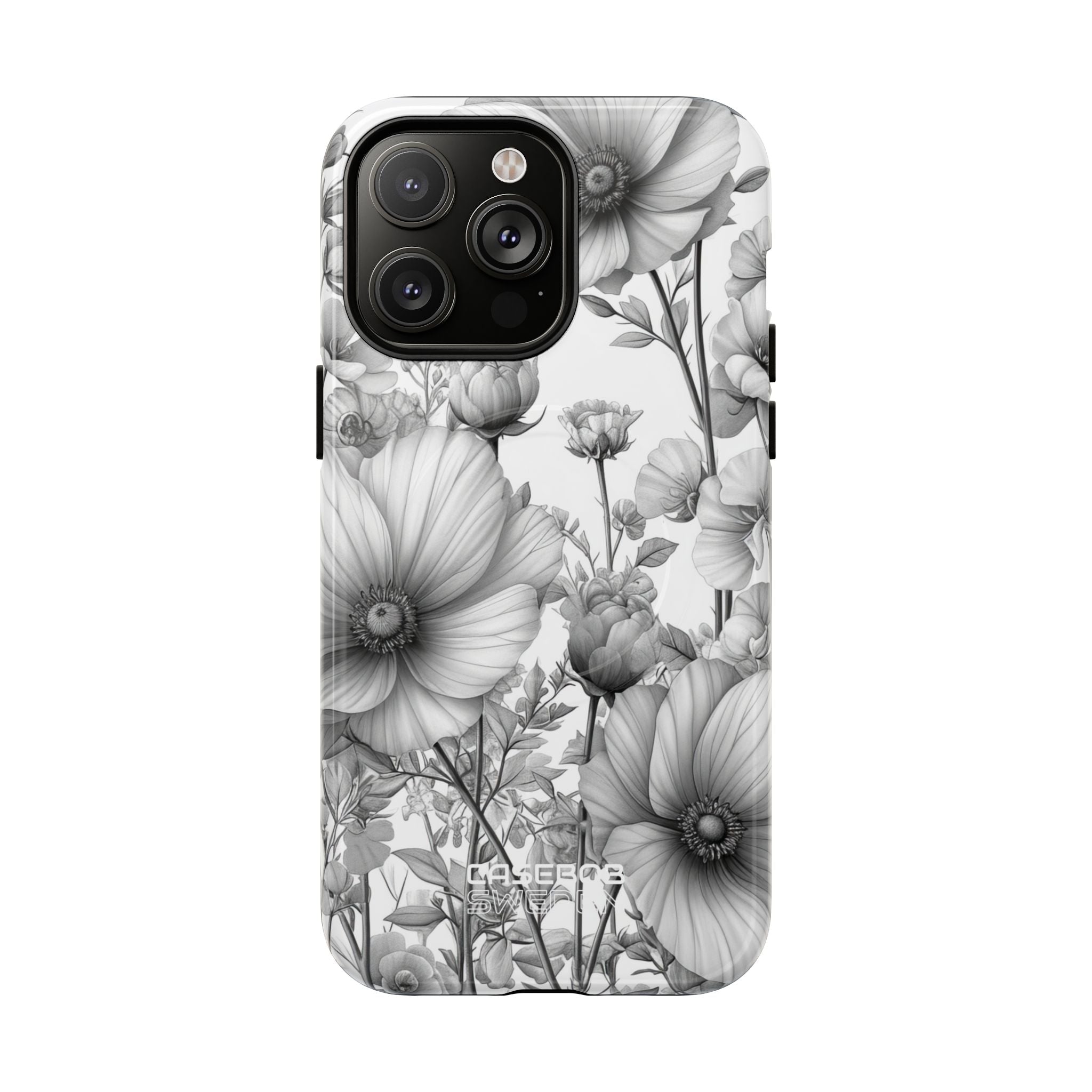 Vintage Floral Etching iPhone 14 - Tough+
