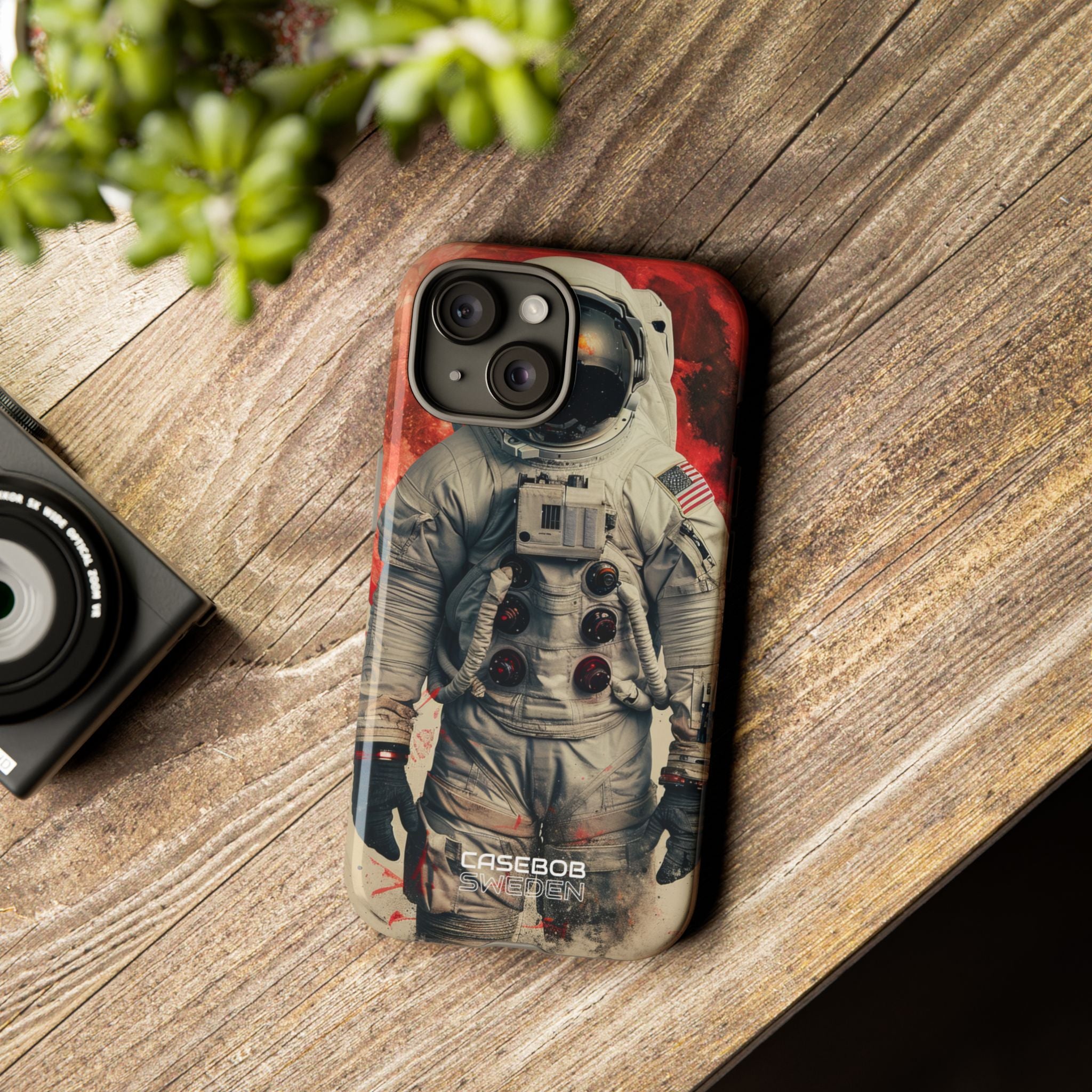 Sogno Passeggiata Spaziale Cremisi iPhone 15 - Tough