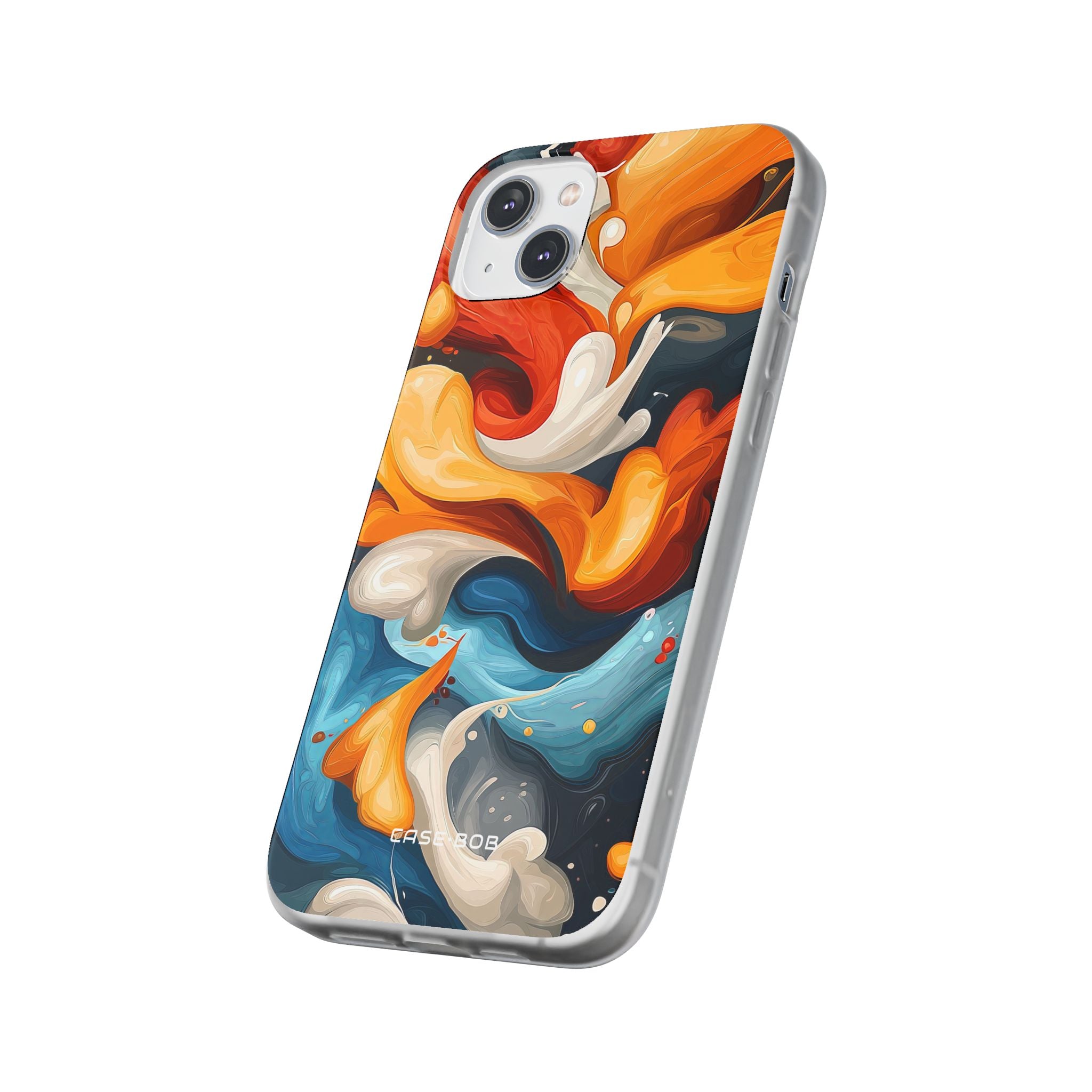 Crimson Ribbon iPhone 14 Plus Case - Soft