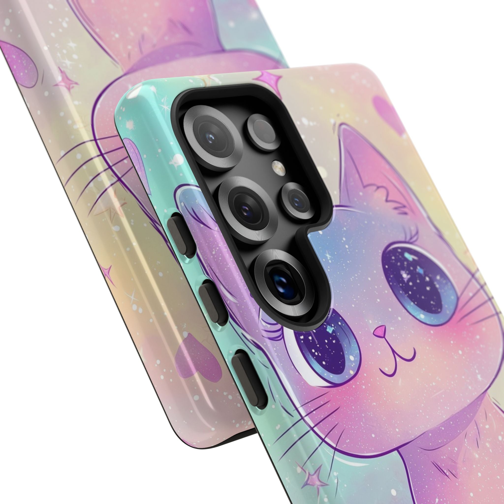 Sparkling Cat Smiles - Samsung Case