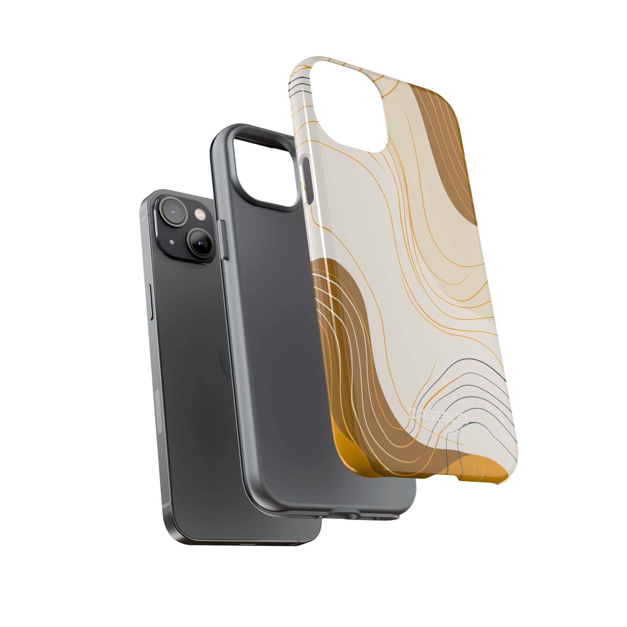 Linee Dorate Fluide iPhone 14 - Tough