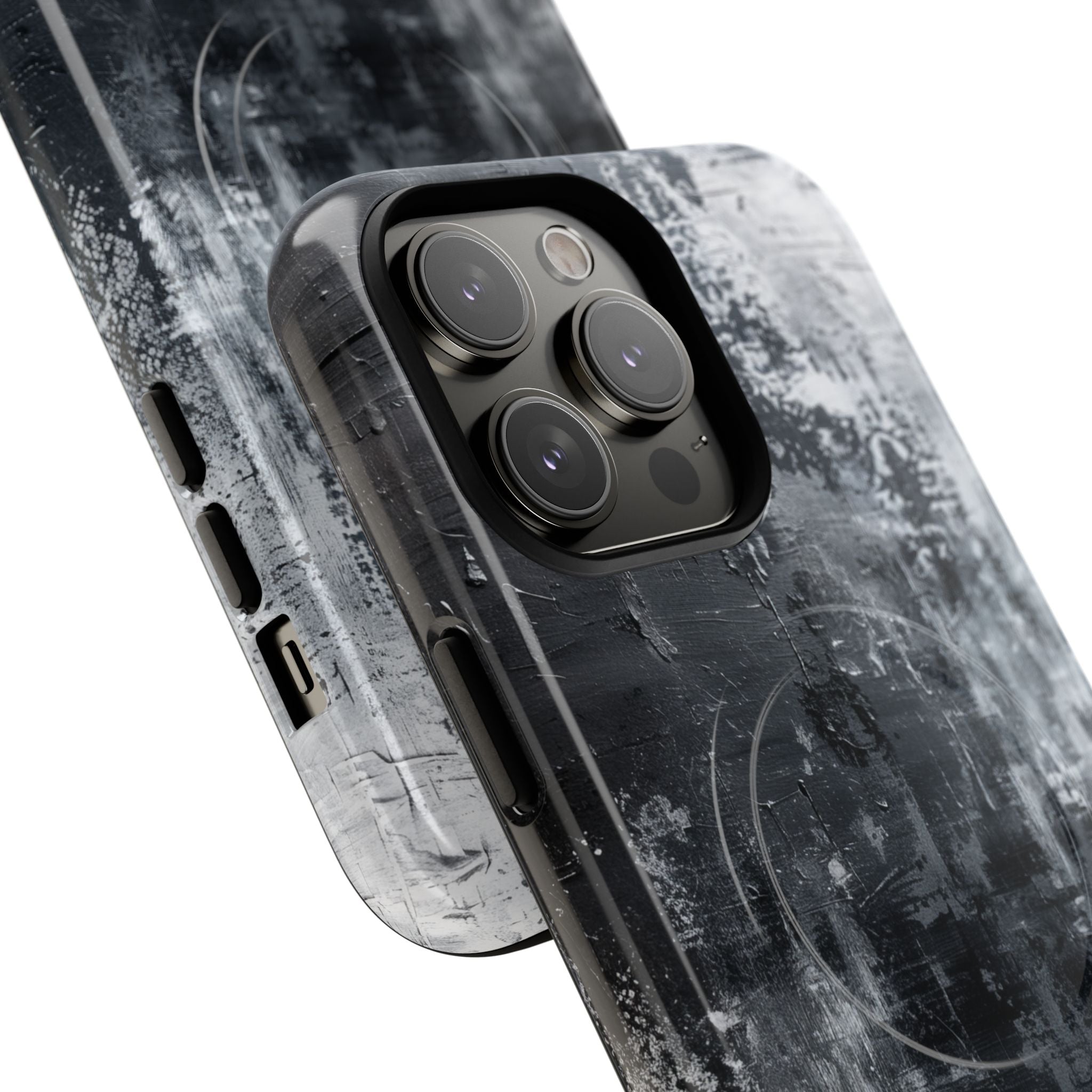 Textured Blackscape iPhone 14 Pro Max Case - Tough+