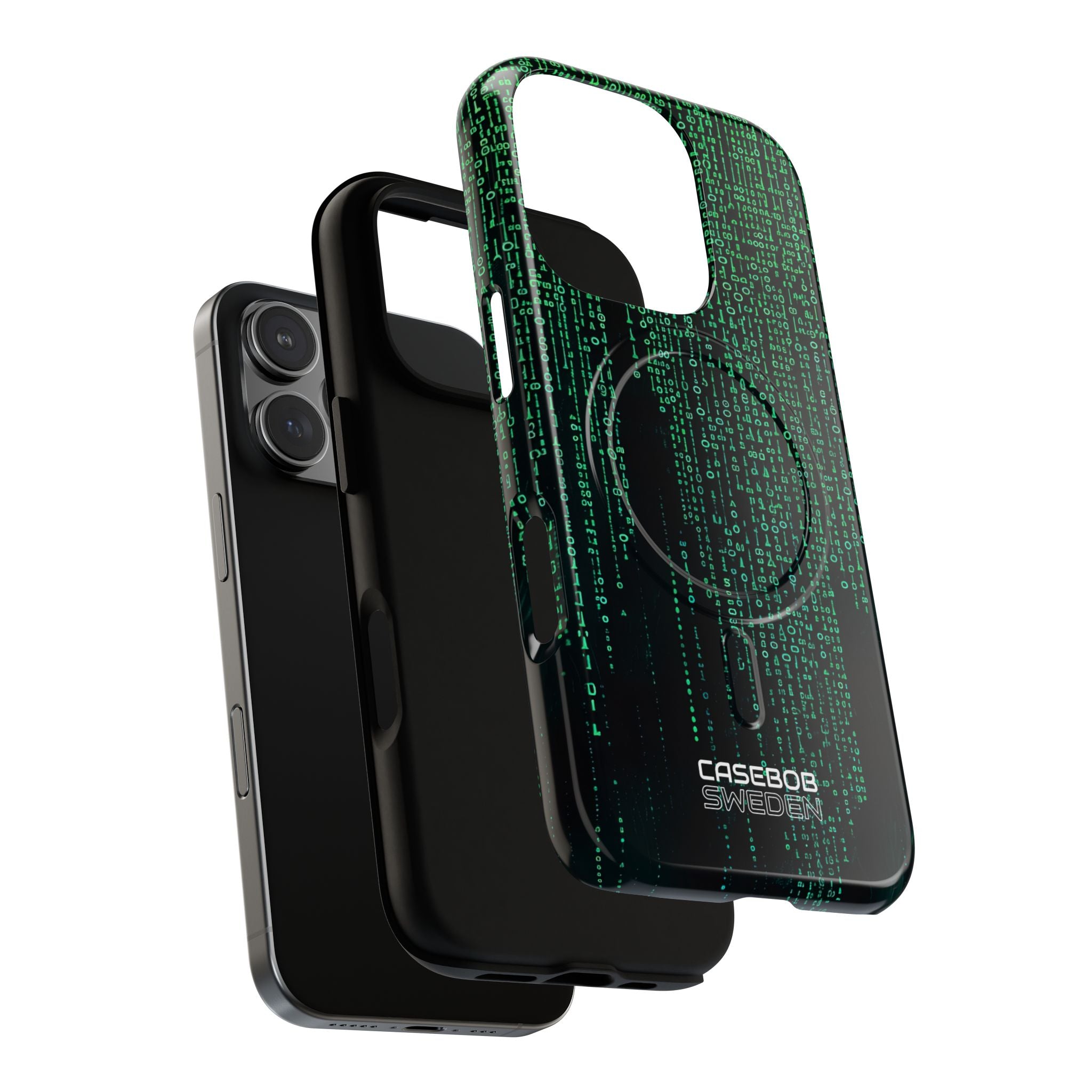 Neon Data Stream iPhone 16 - Tough+