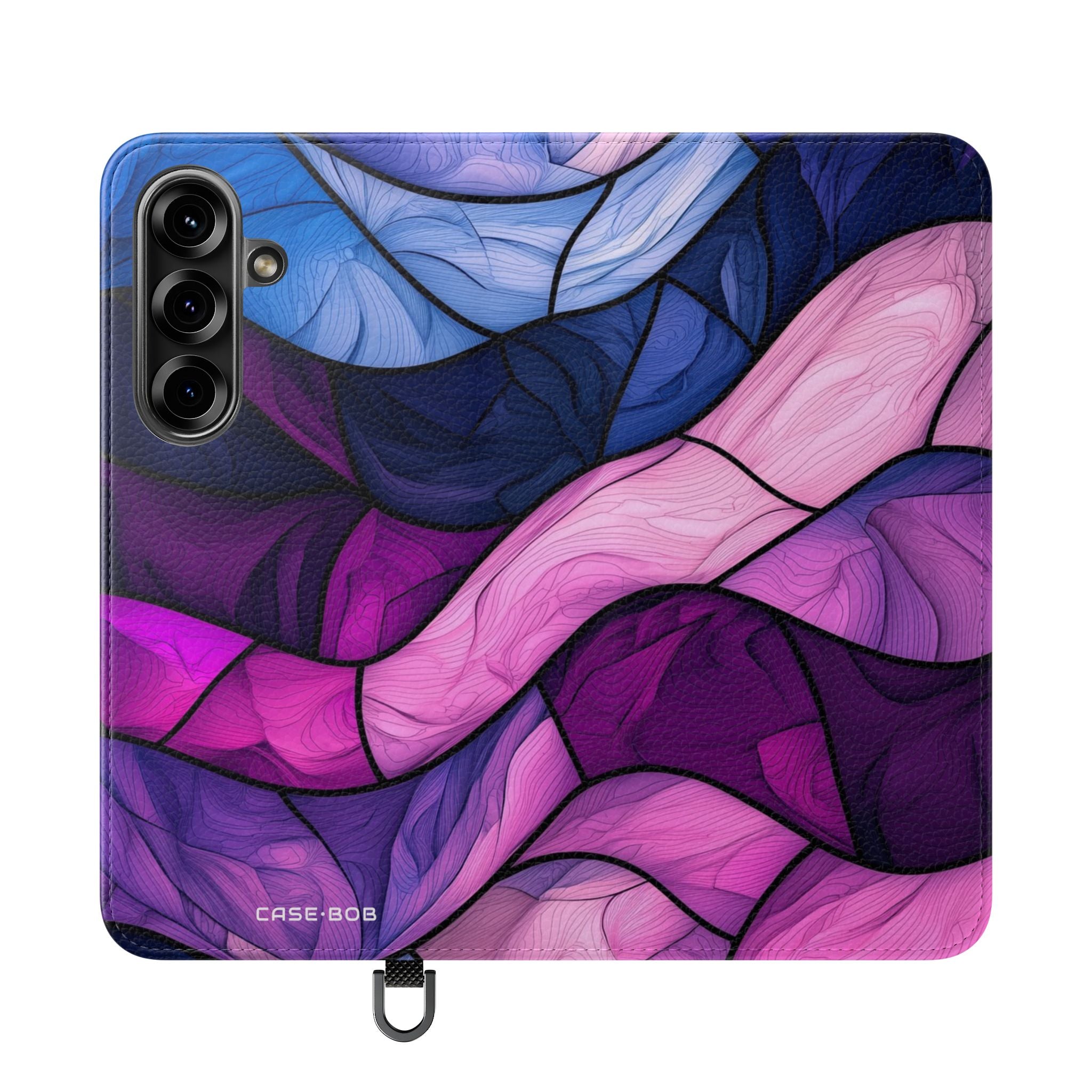 Violetti Wavewood - Samsung S25 - Case - Lompakko