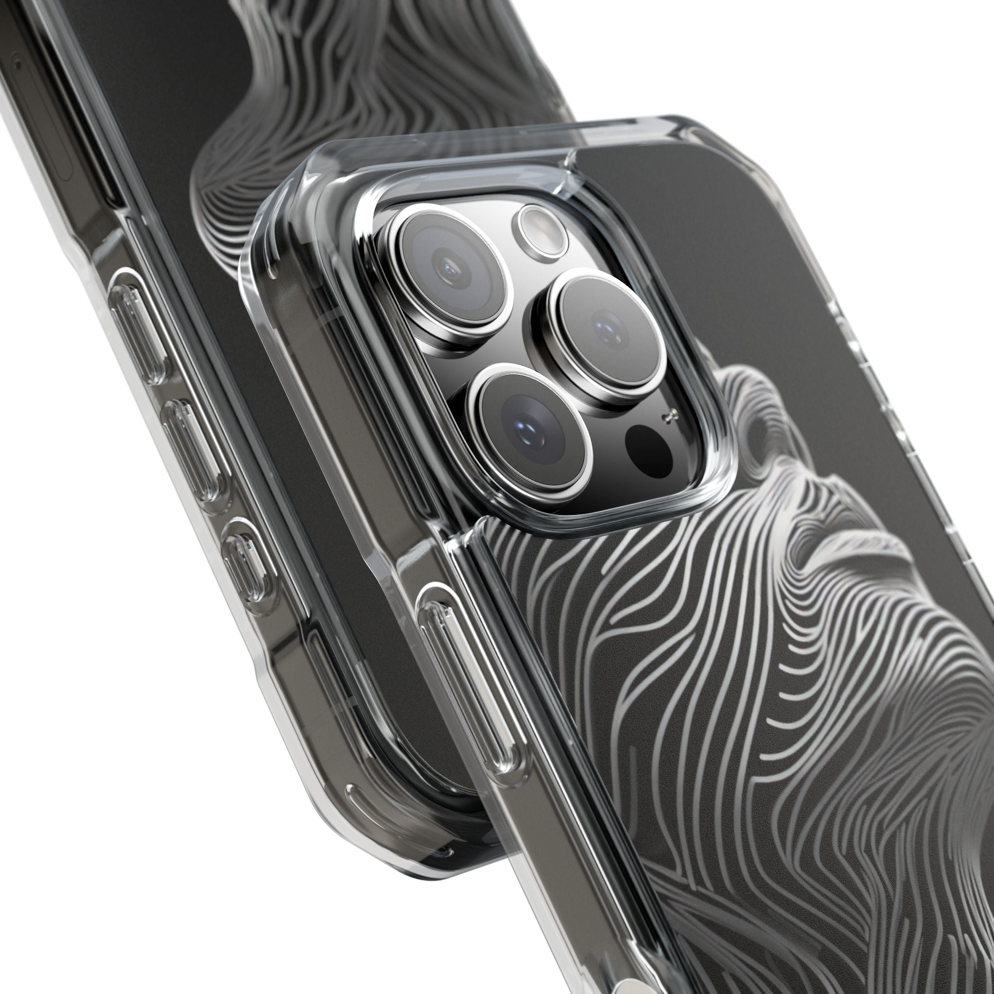 Fluid Face Lines iPhone 16 – Impact Clear+