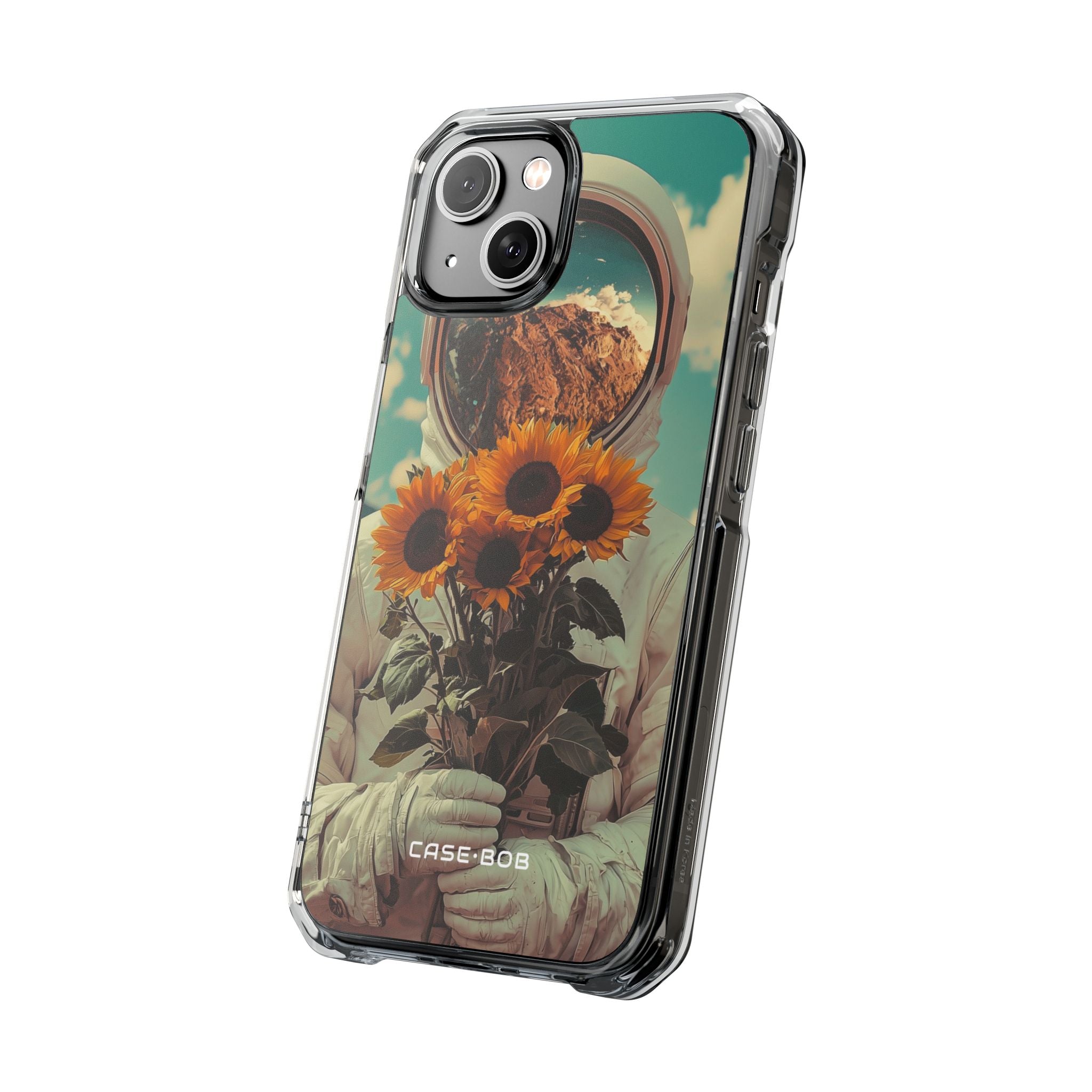 Sunflower Astronaut iPhone 14 Case - Impact
