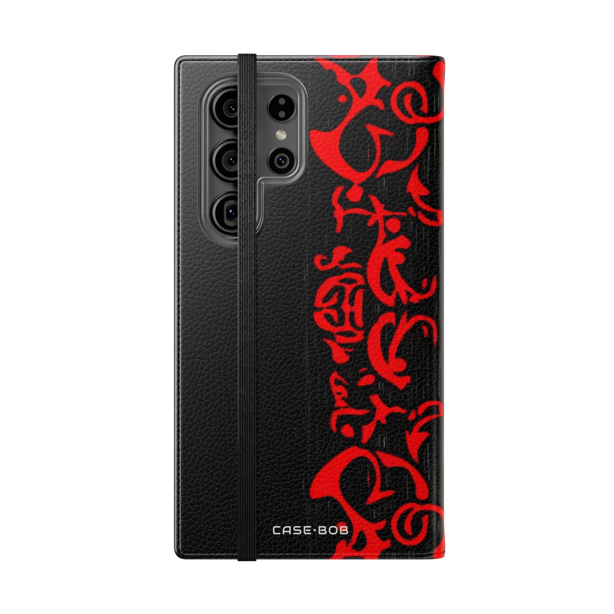 Crimson Swirl - Samsung S23 Ultra Case - Wallet