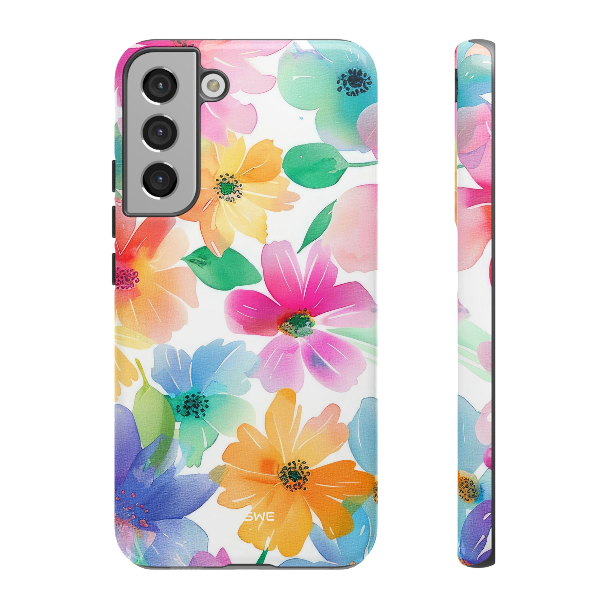 Vibrant Floral Impression - Samsung Case