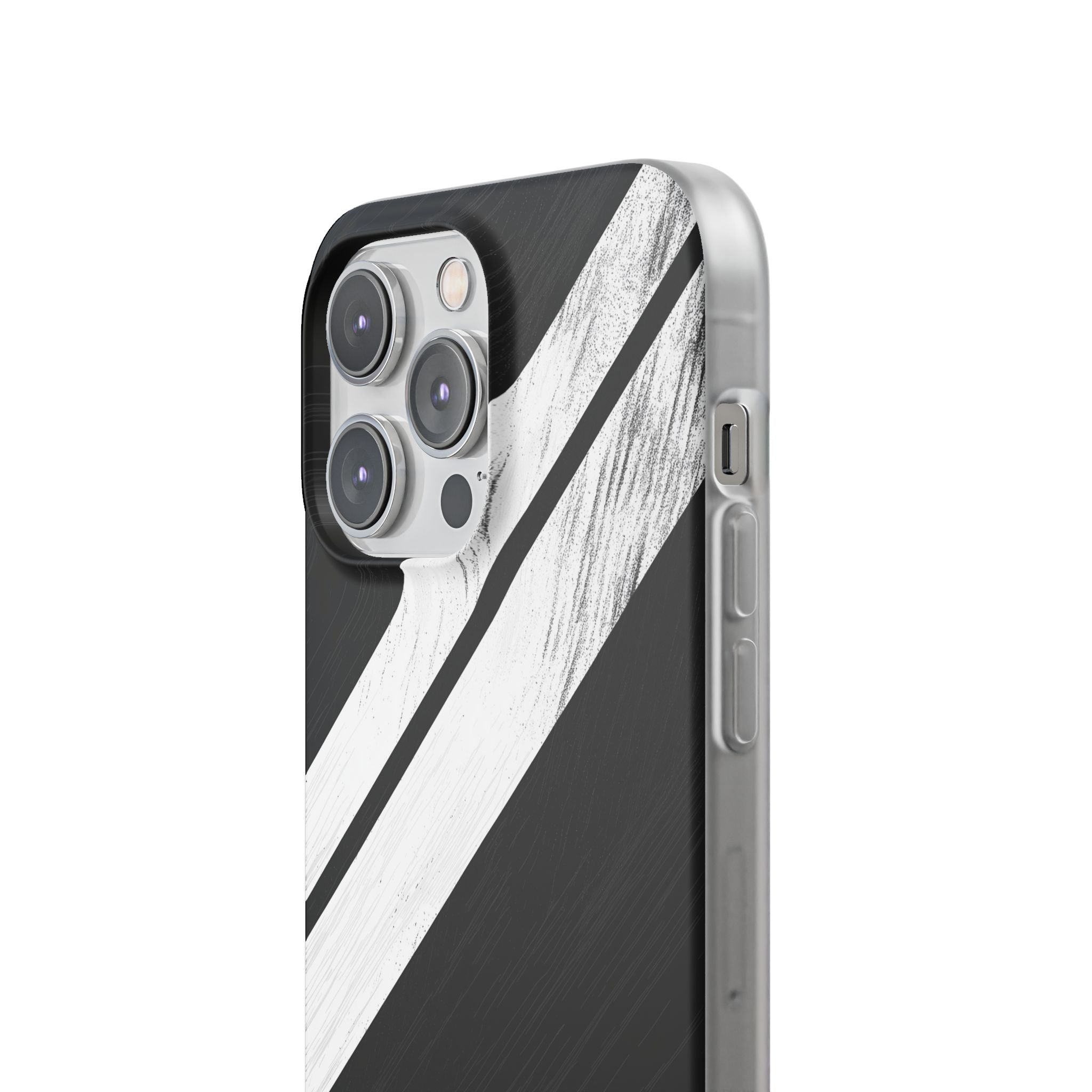 Distressed Stripe Motion iPhone 14 Pro Max Case - Soft