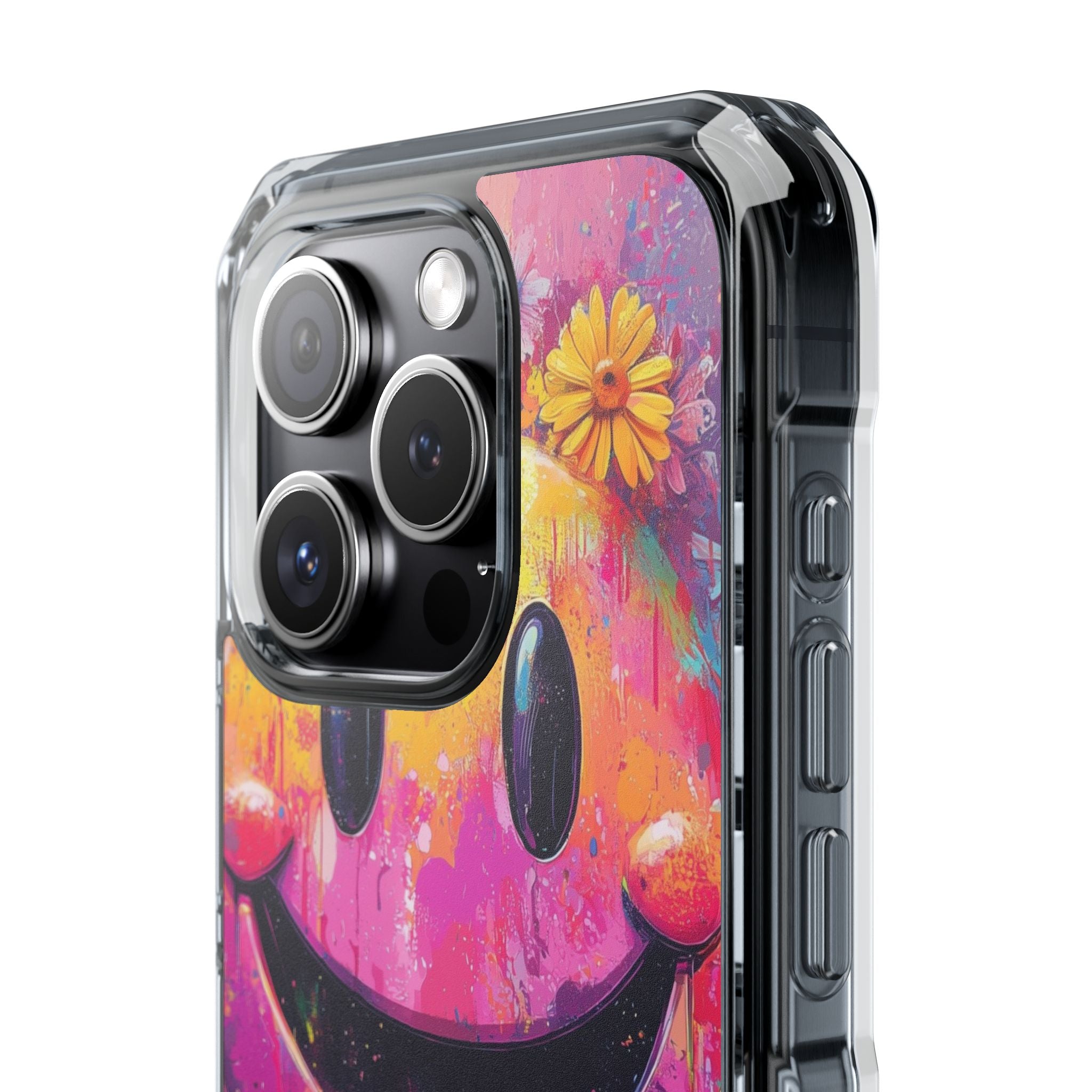 Smiley Bloom iPhone 15 Pro Case - Impact
