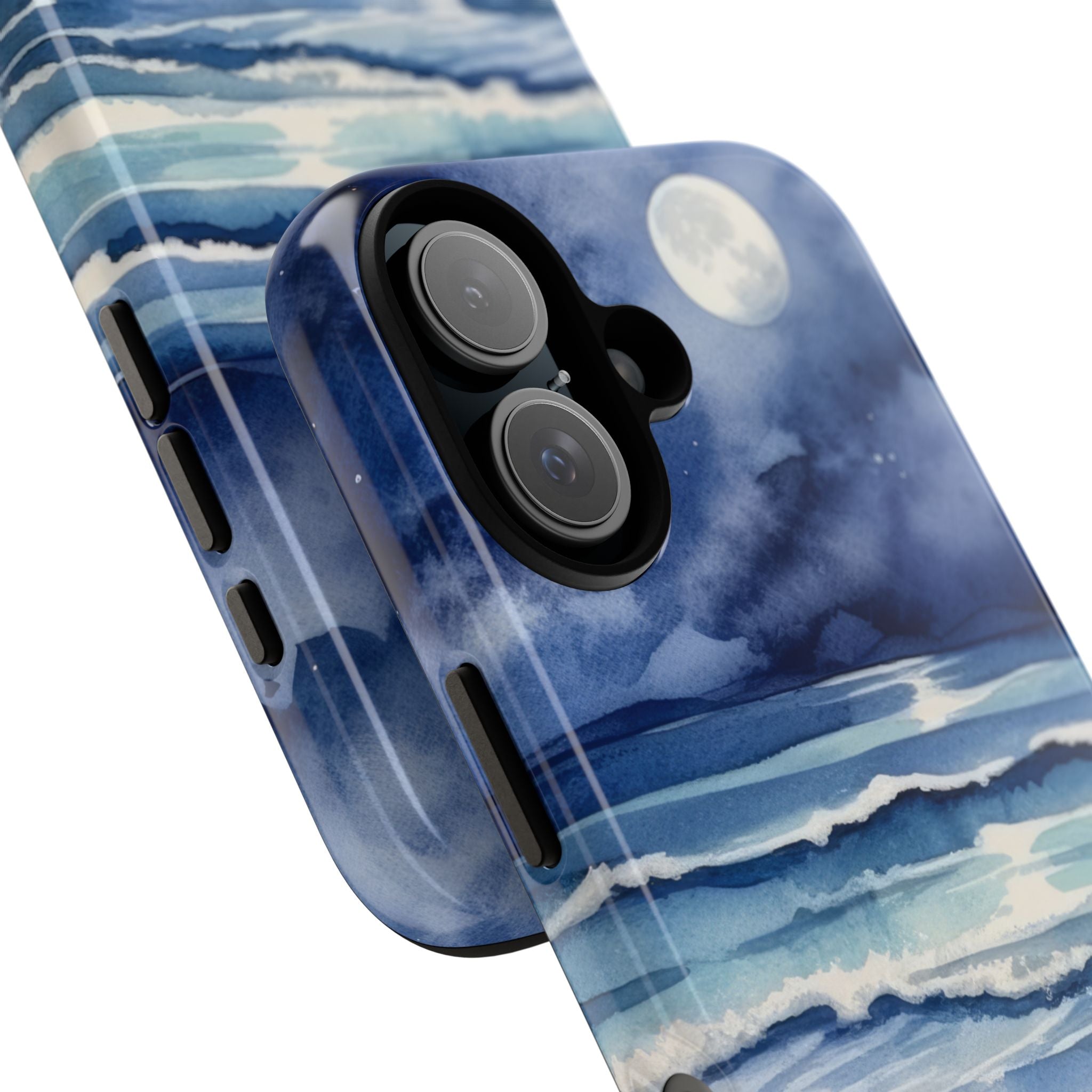 Moonlight Reflects Waves - iPhone Case