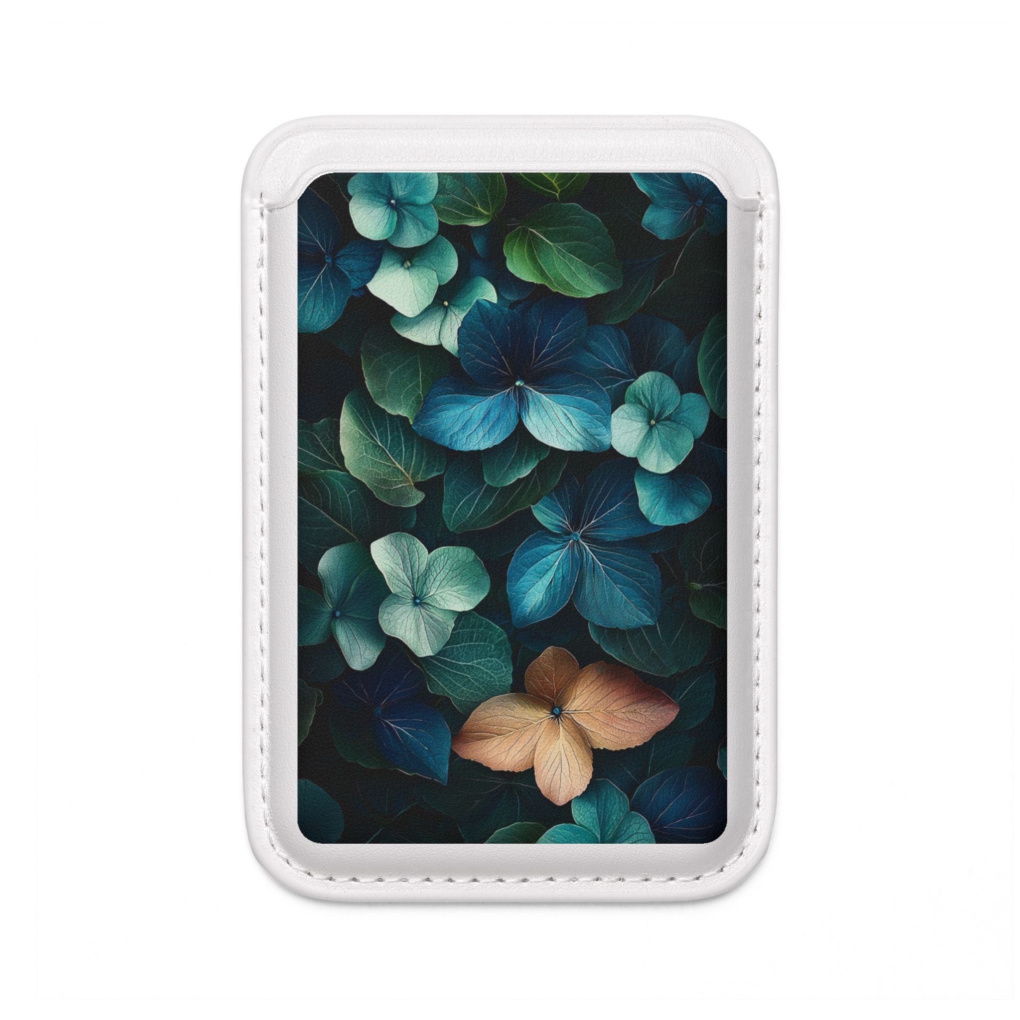 Teal Bloom Wallet – MagSafe Ready