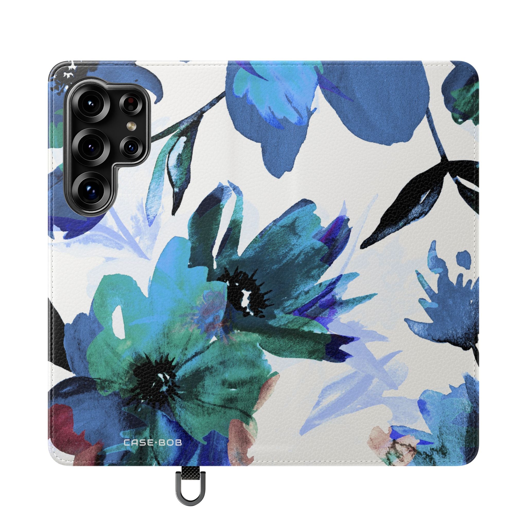 Blue Bloom - Samsung S25 Ultra Case - Lompakkokotelo