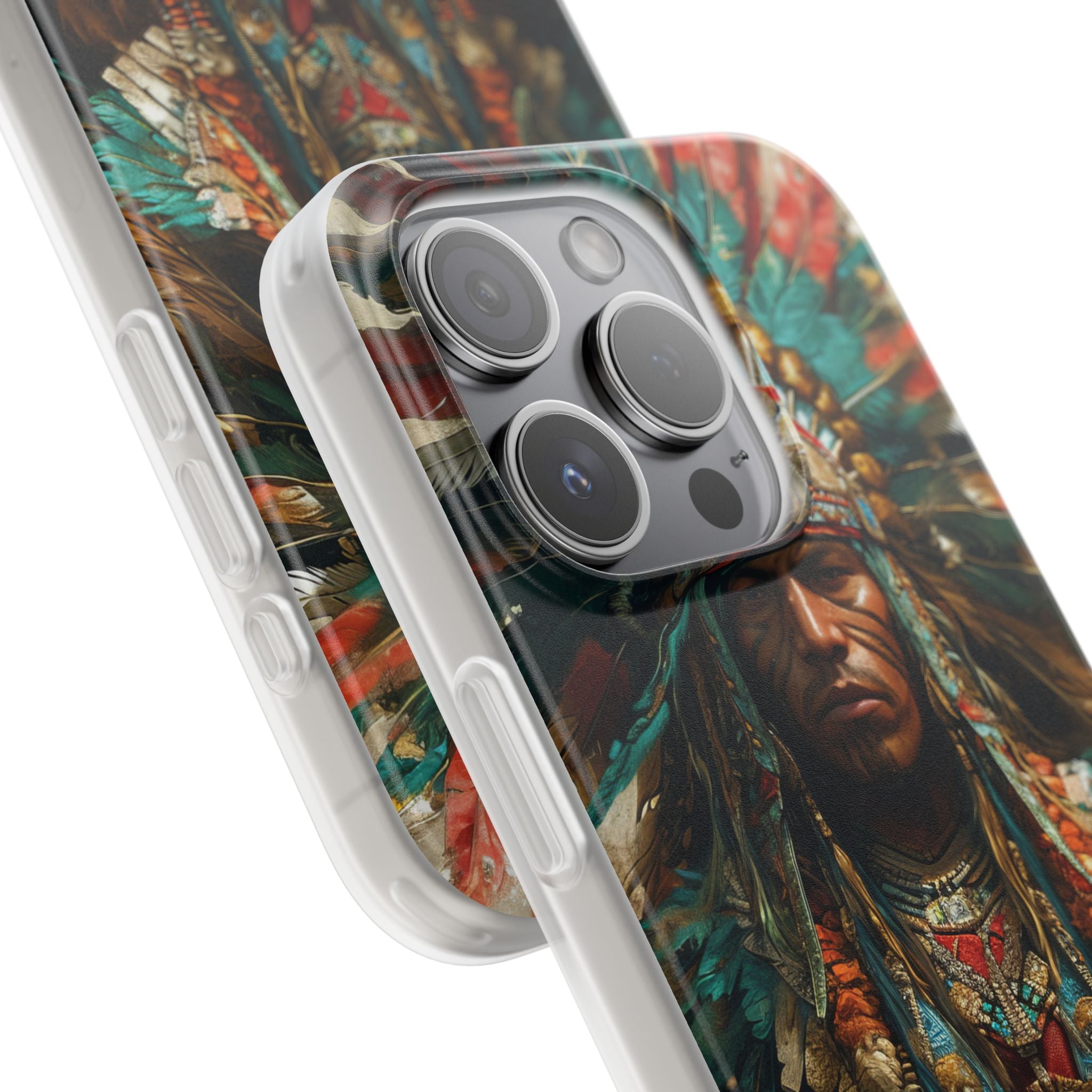 Feathered Majesty iPhone 15 Pro Case - Soft