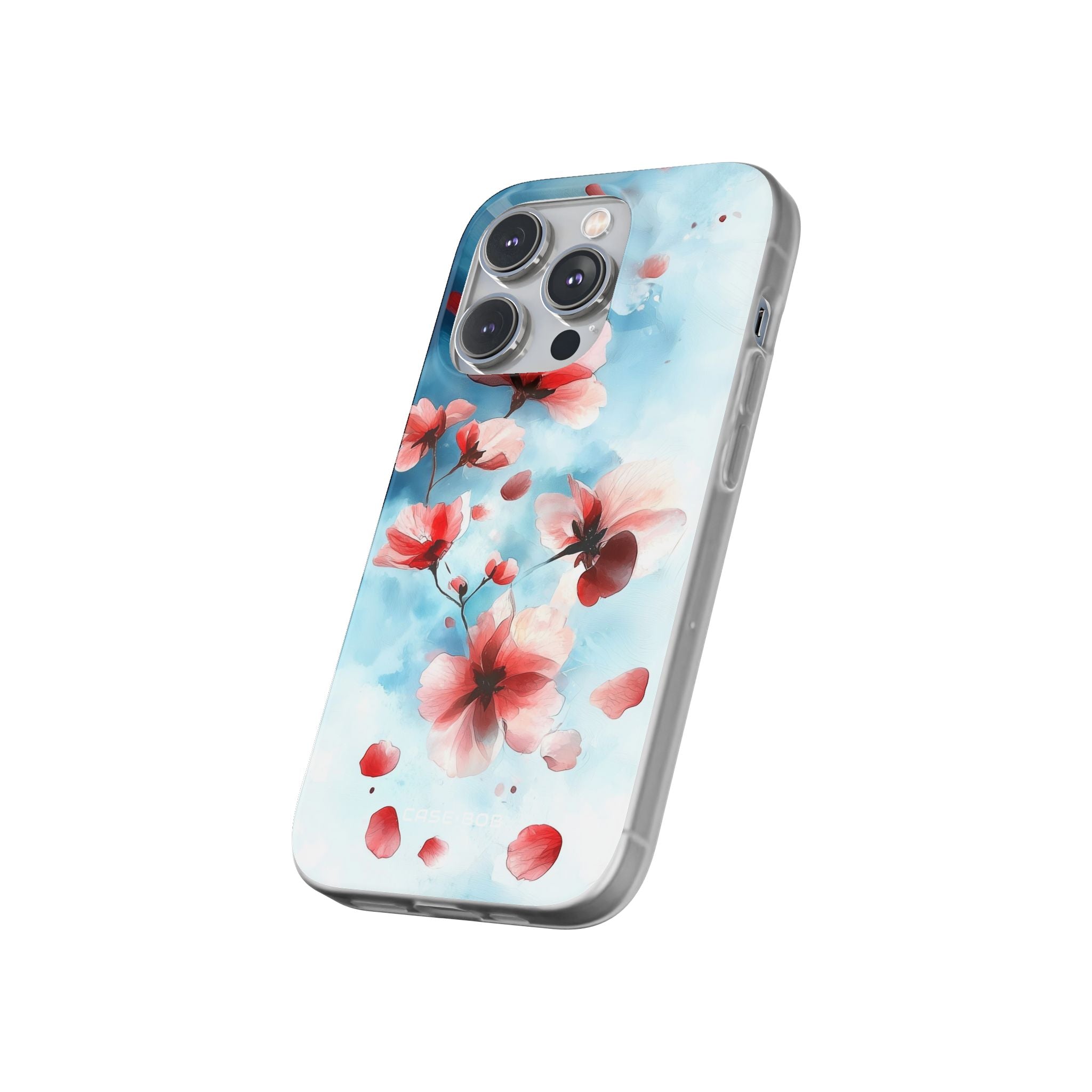 Pink Blossom Drift iPhone 14 Pro Case - Soft