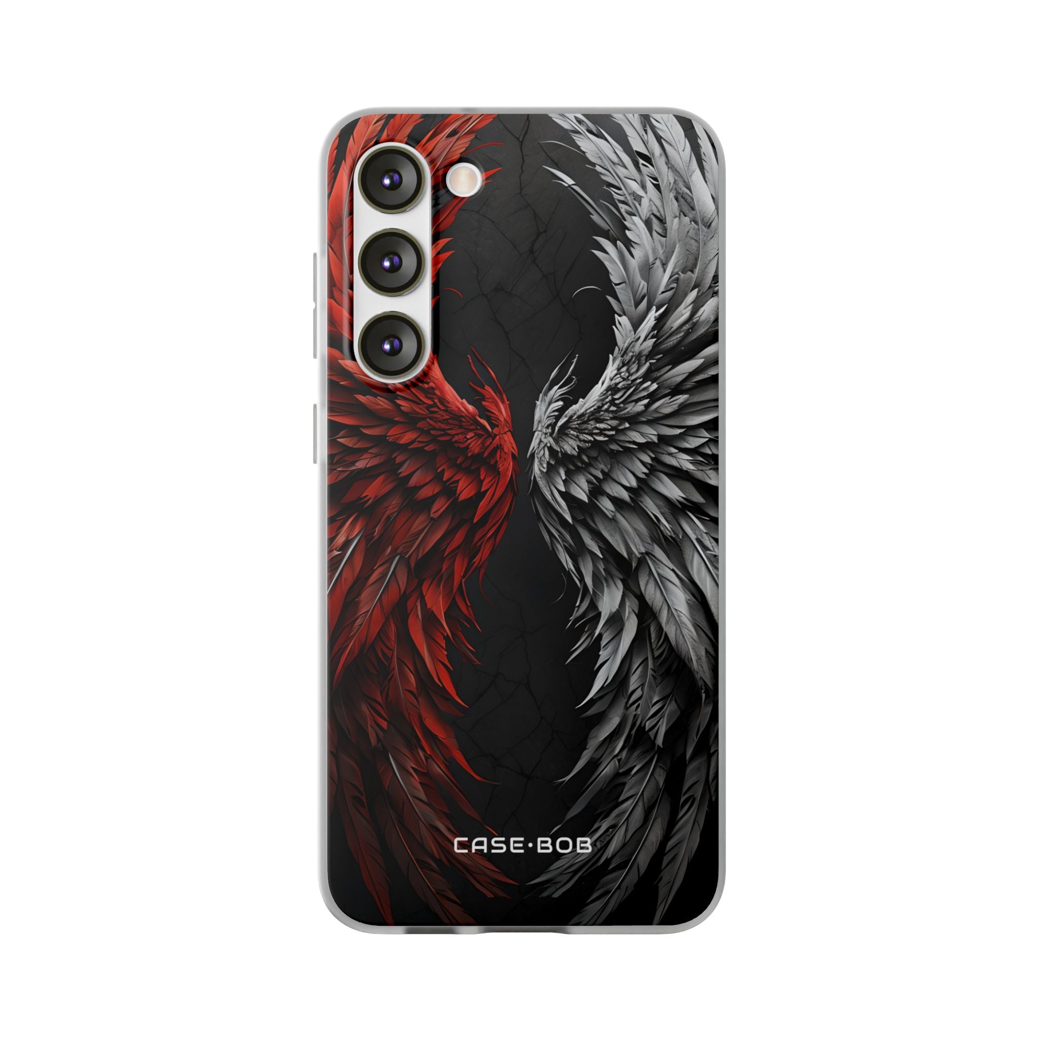 Crimson White Wings Samsung S23 Plus Case - Soft