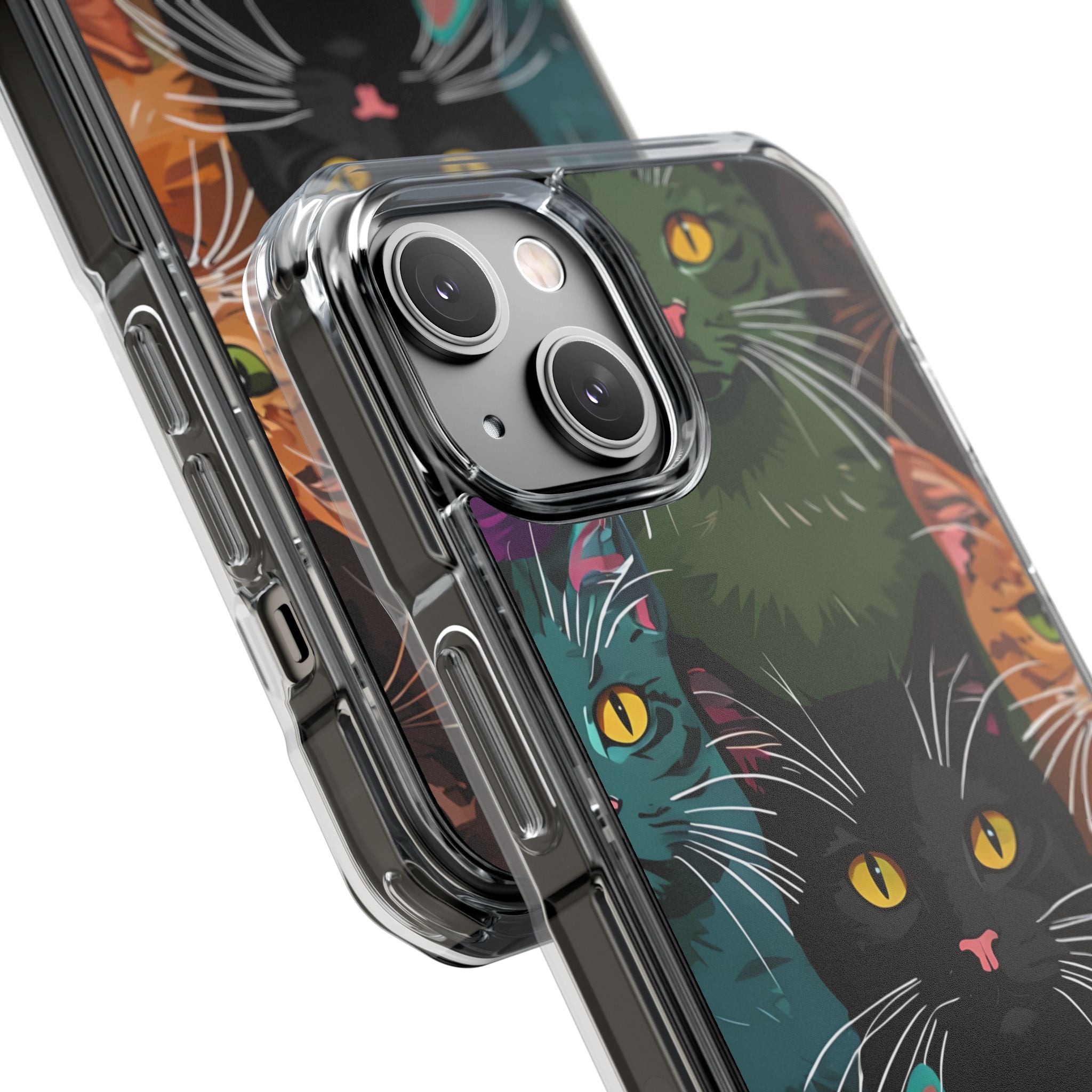 Colorful Cat Charisma iPhone Case - Impact