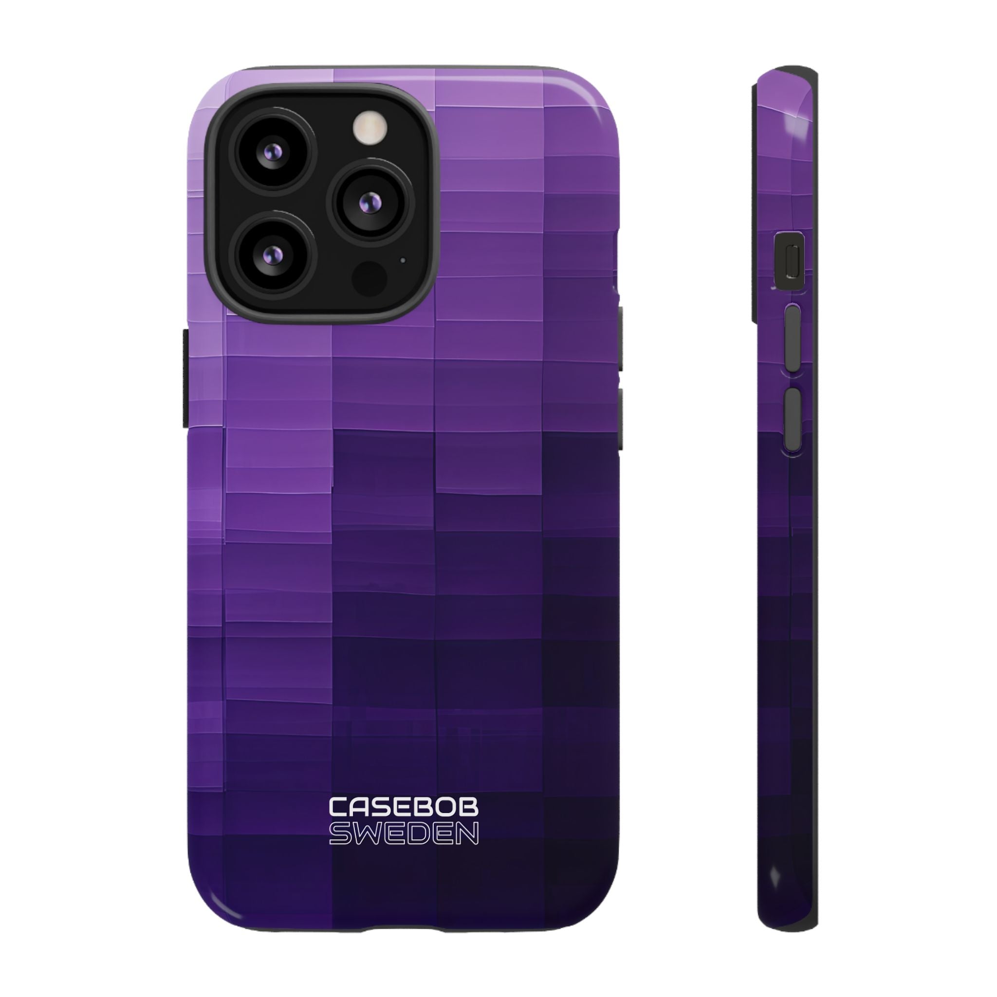 Purple Horizon Grid iPhone 13 - Tough