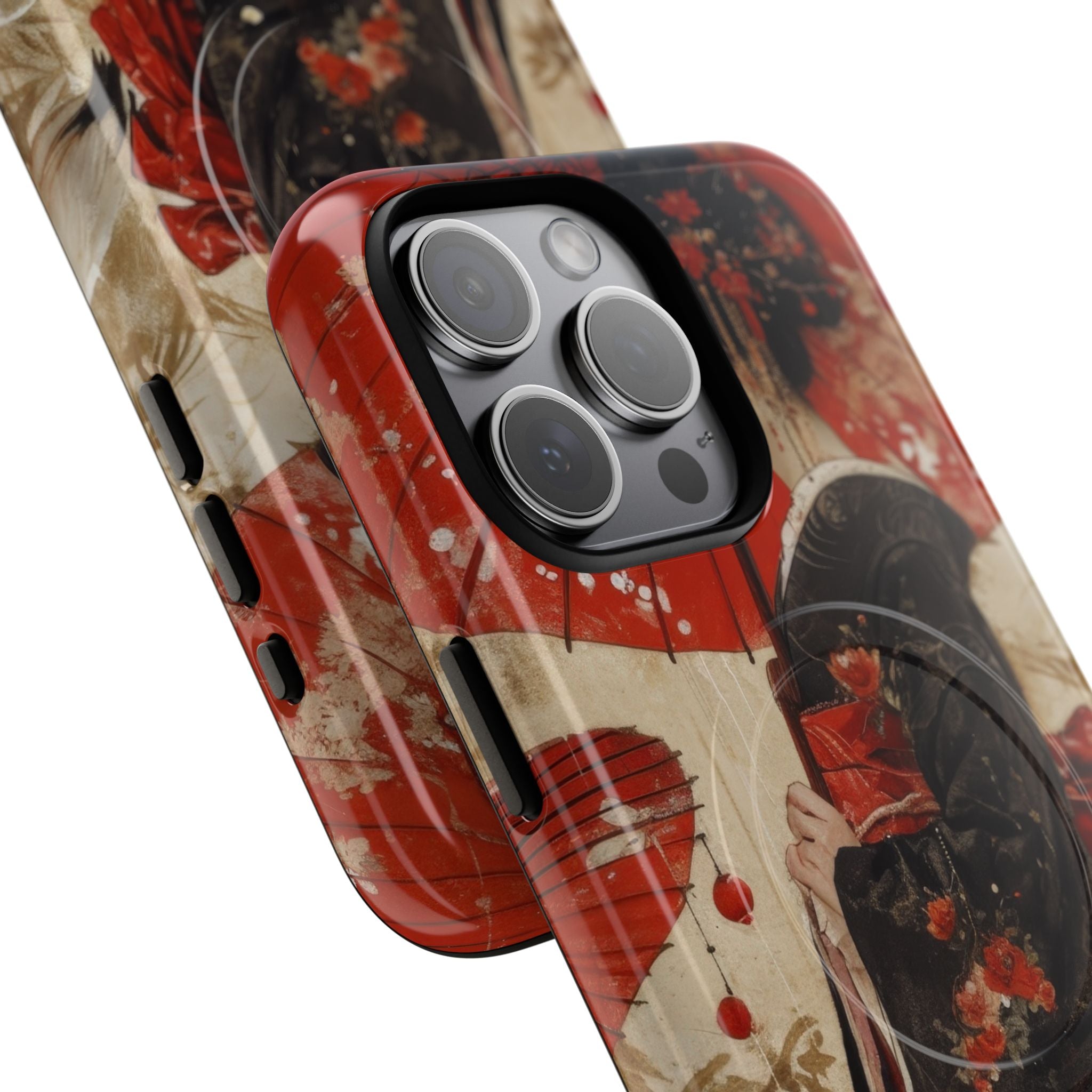 Scarlet Crane Dreams iPhone 15 - Tough+