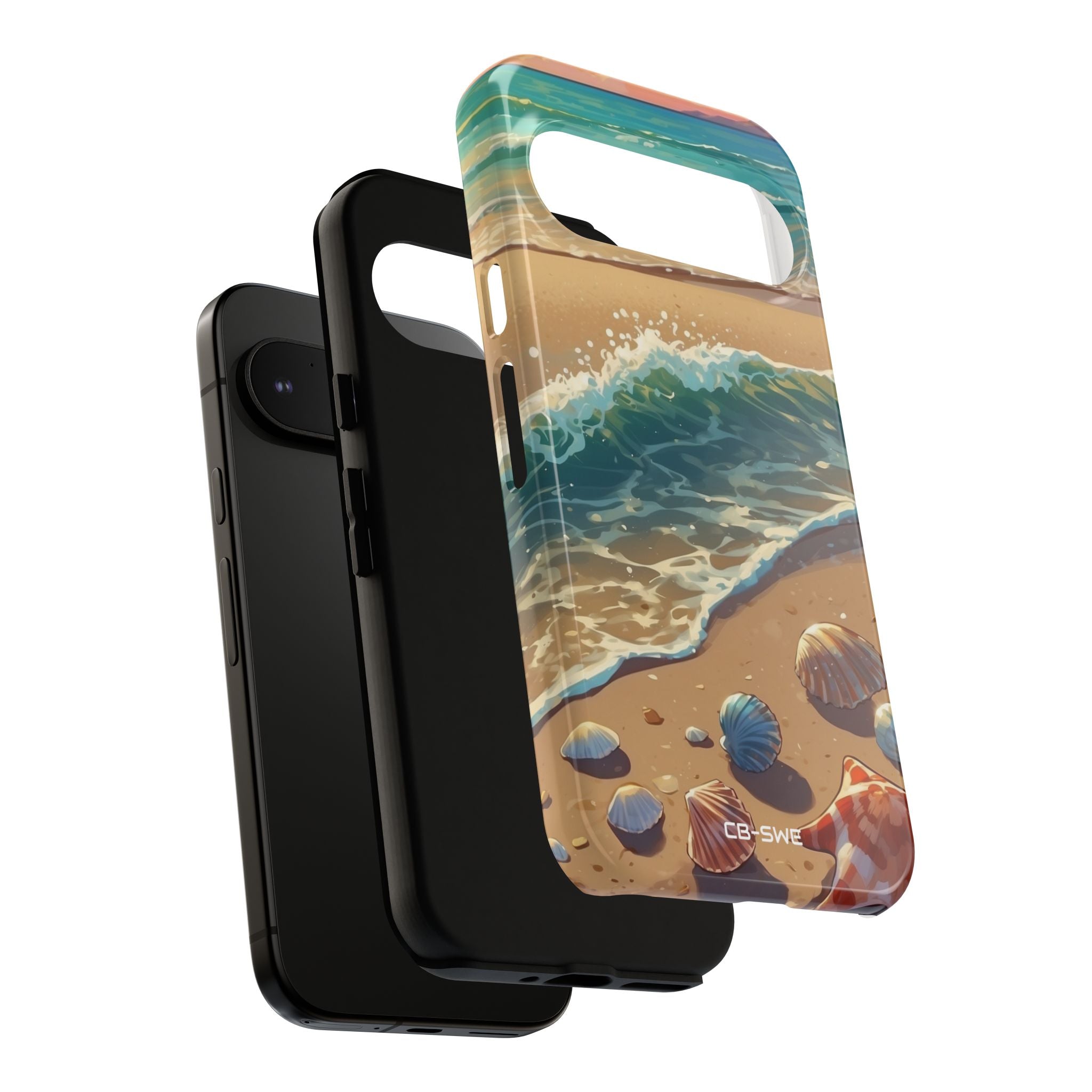 Seashells Kiss Shore - Google Pixel Case