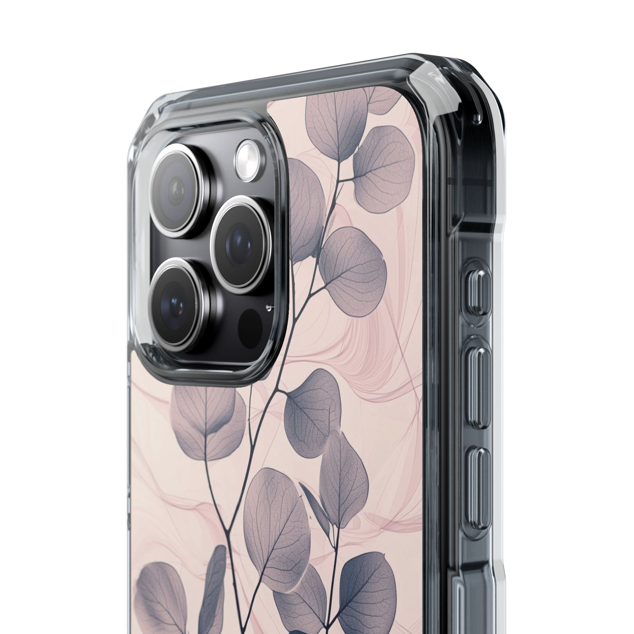 Veined Leaf Whisper iPhone 15 Pro Max Case - Impact