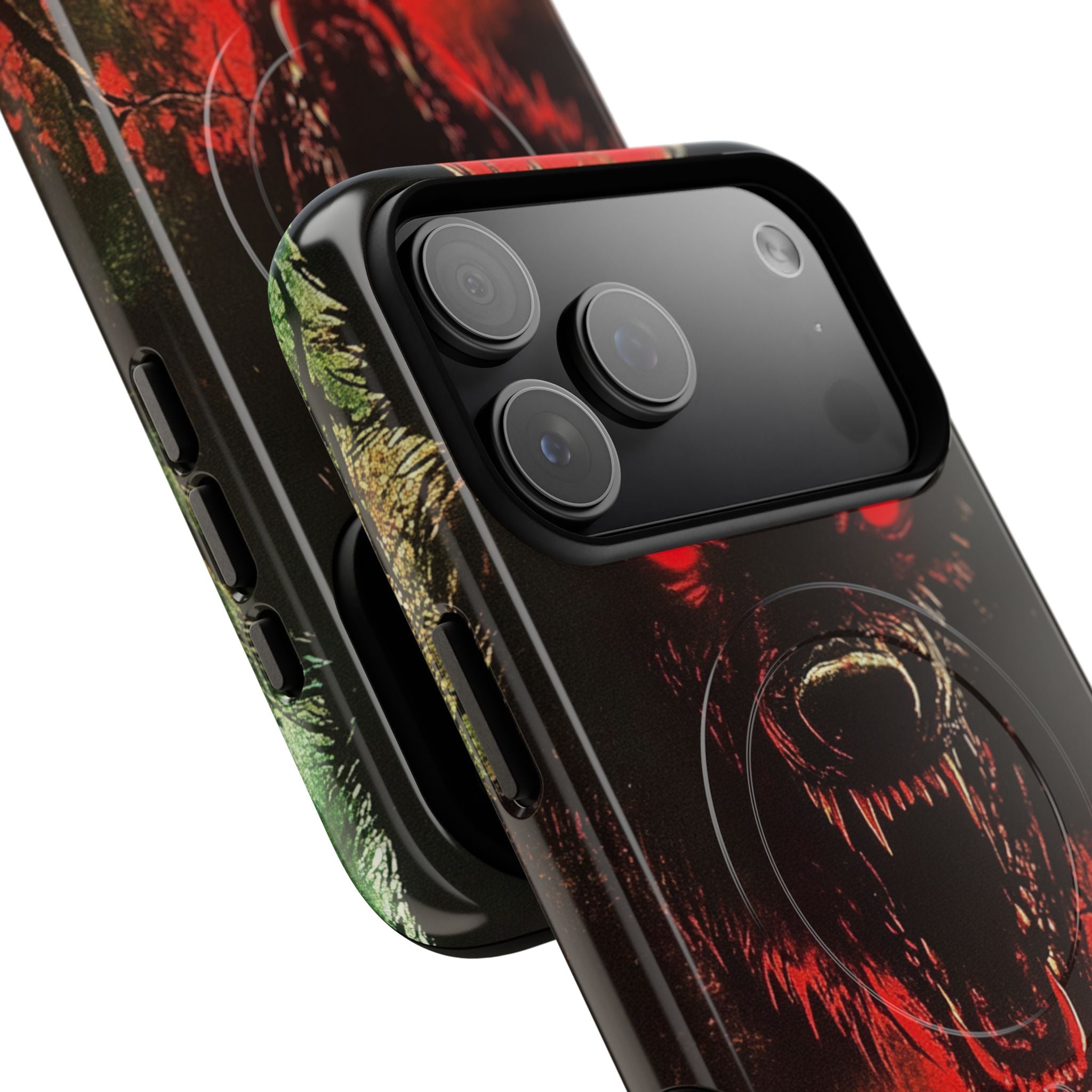 Crimson Wolf iPhone 17 Pro Max Case - Tough+