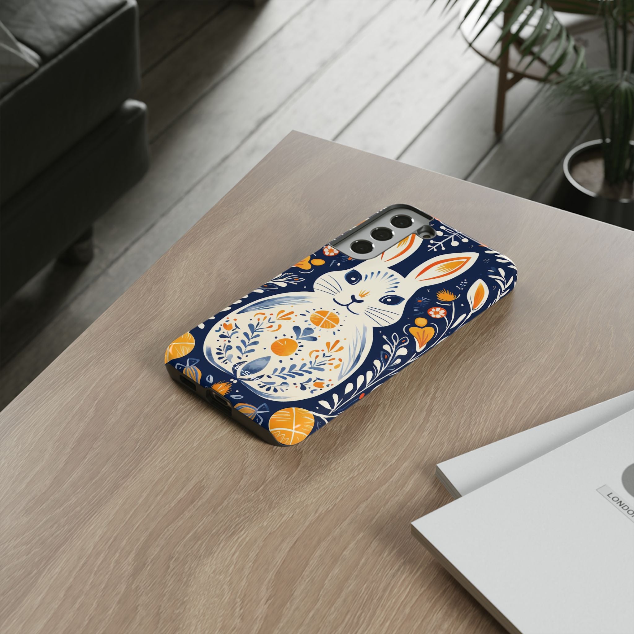 Floral Rabbit Joy - Samsung Case