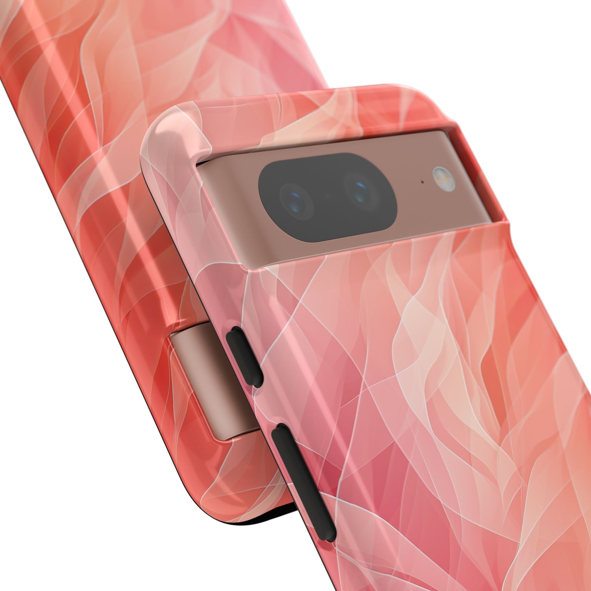 Peach Wave Drift Google Pixel 8 Case - Tough