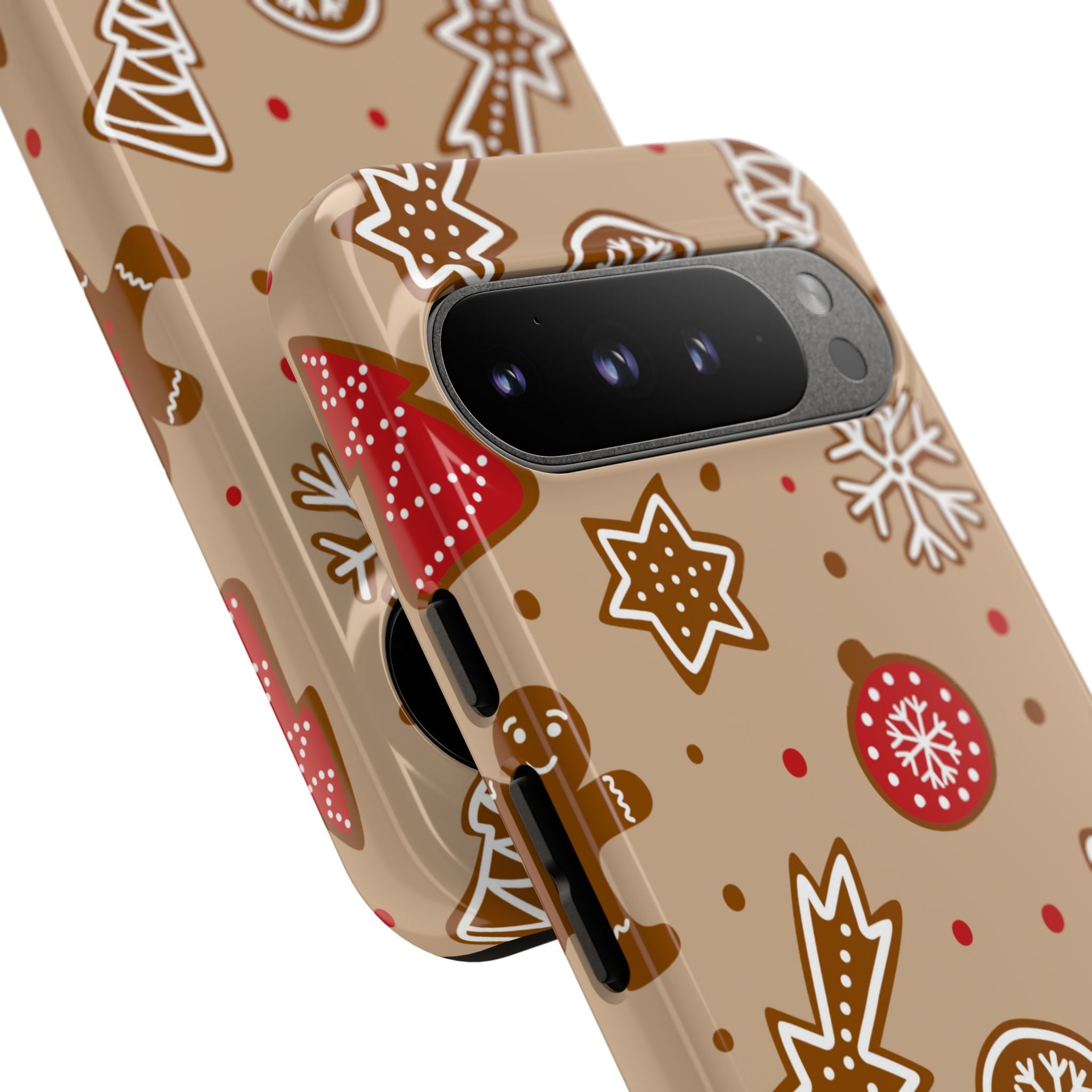 Gingerbread Men Celebrate - Google Pixel Case