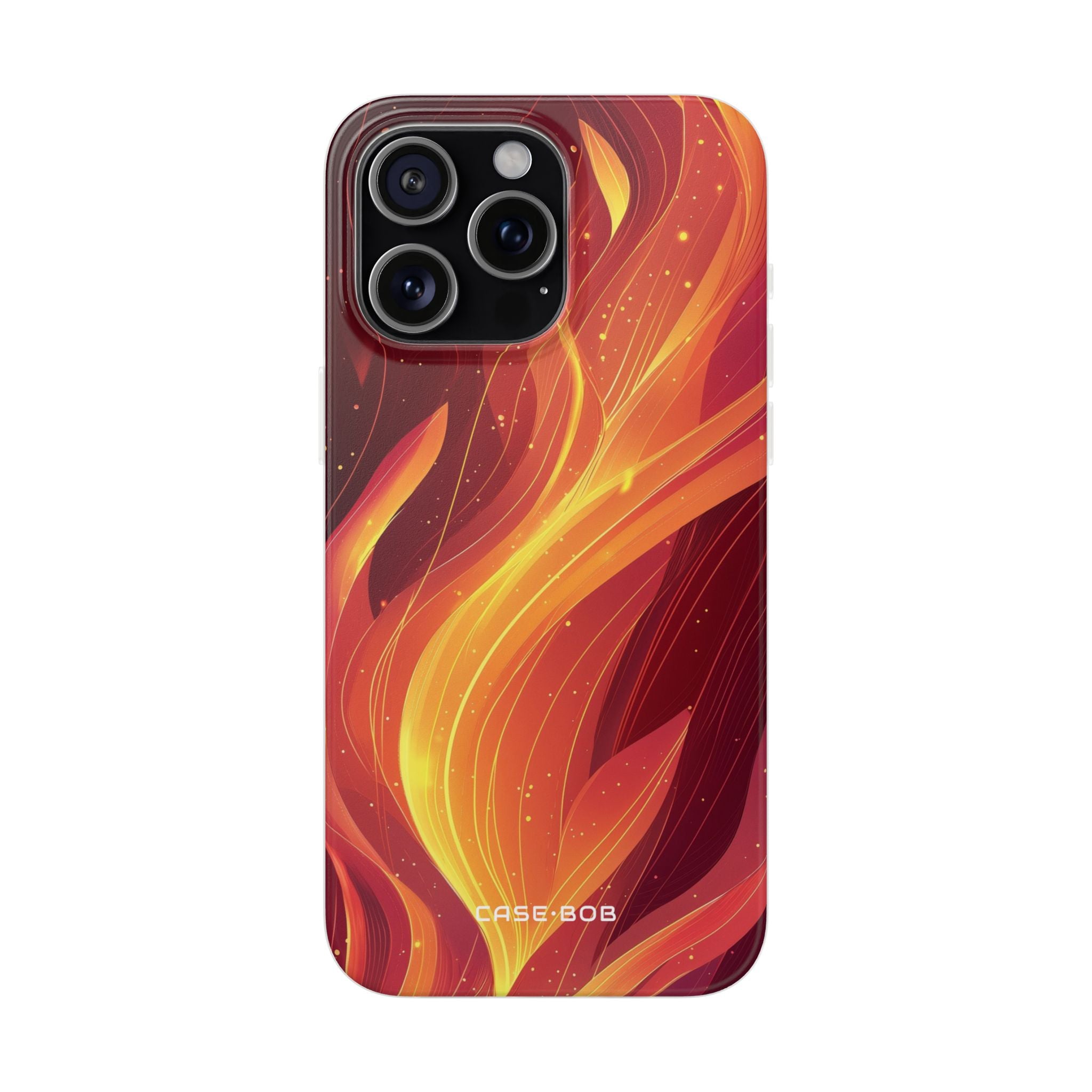 Flaming Flow iPhone 15 Pro Max Case - Soft