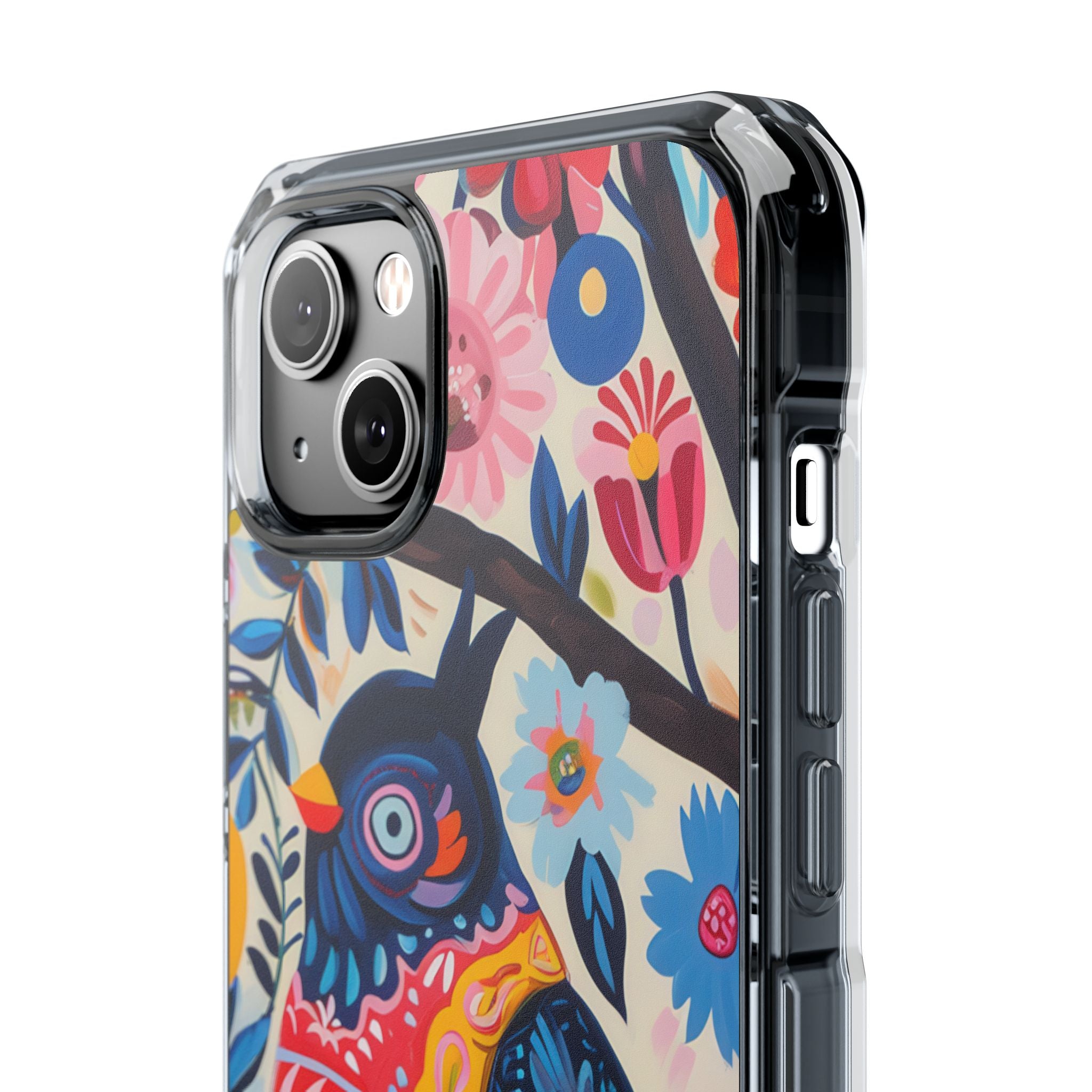 Whimsical Owl Garden iPhone 14 - Impact Clear+
