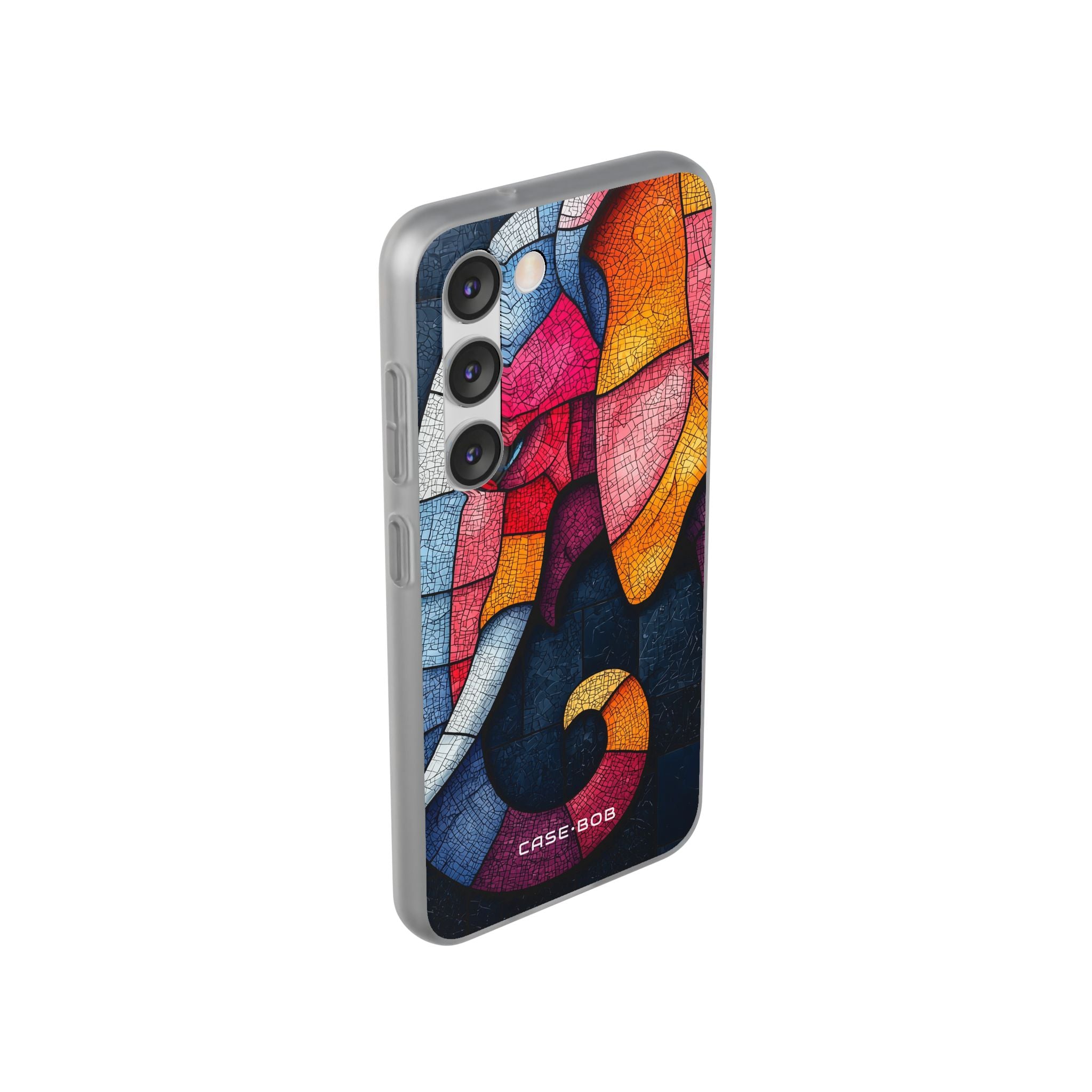 Elephant Mosaic Samsung S23 Case - Soft