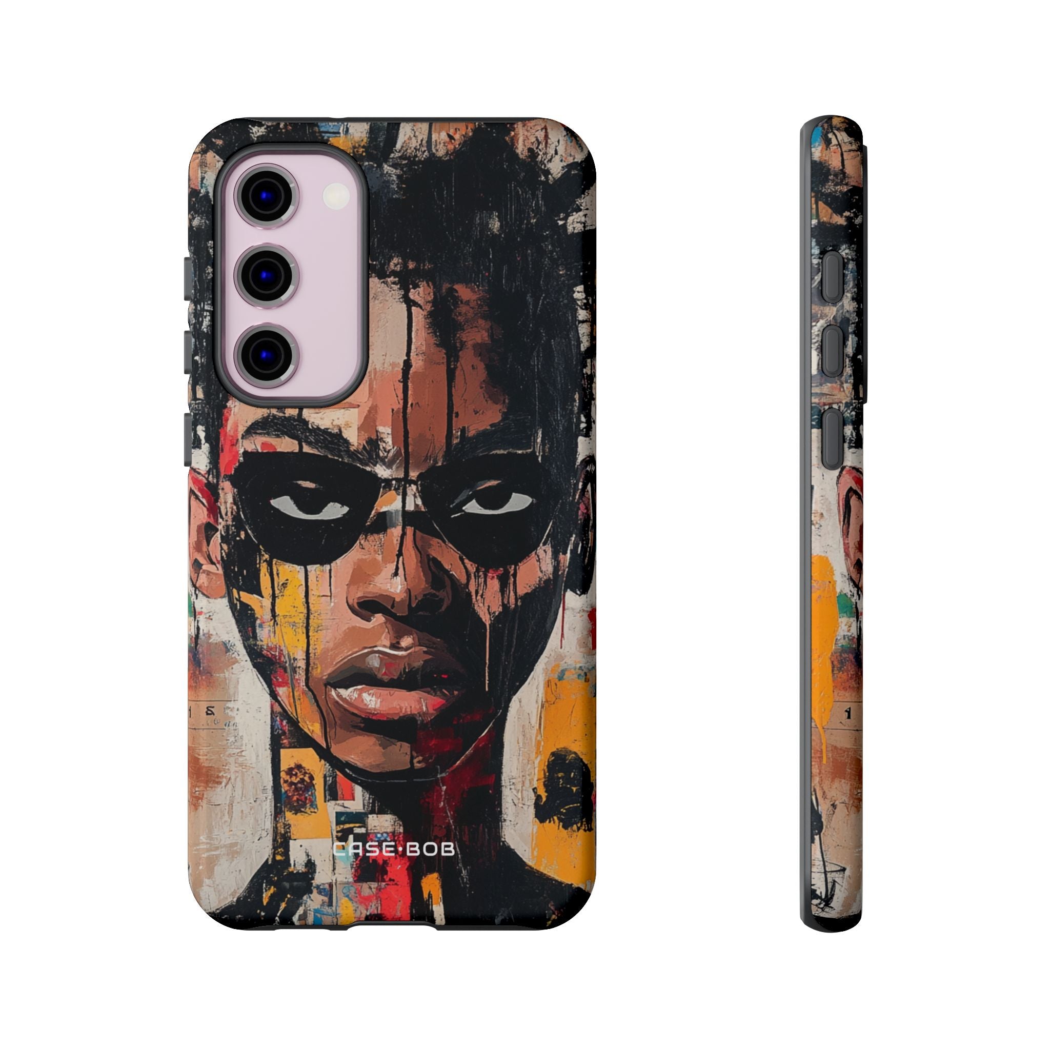 Masked Portrait Drips Samsung S23 Plus Case - Tough