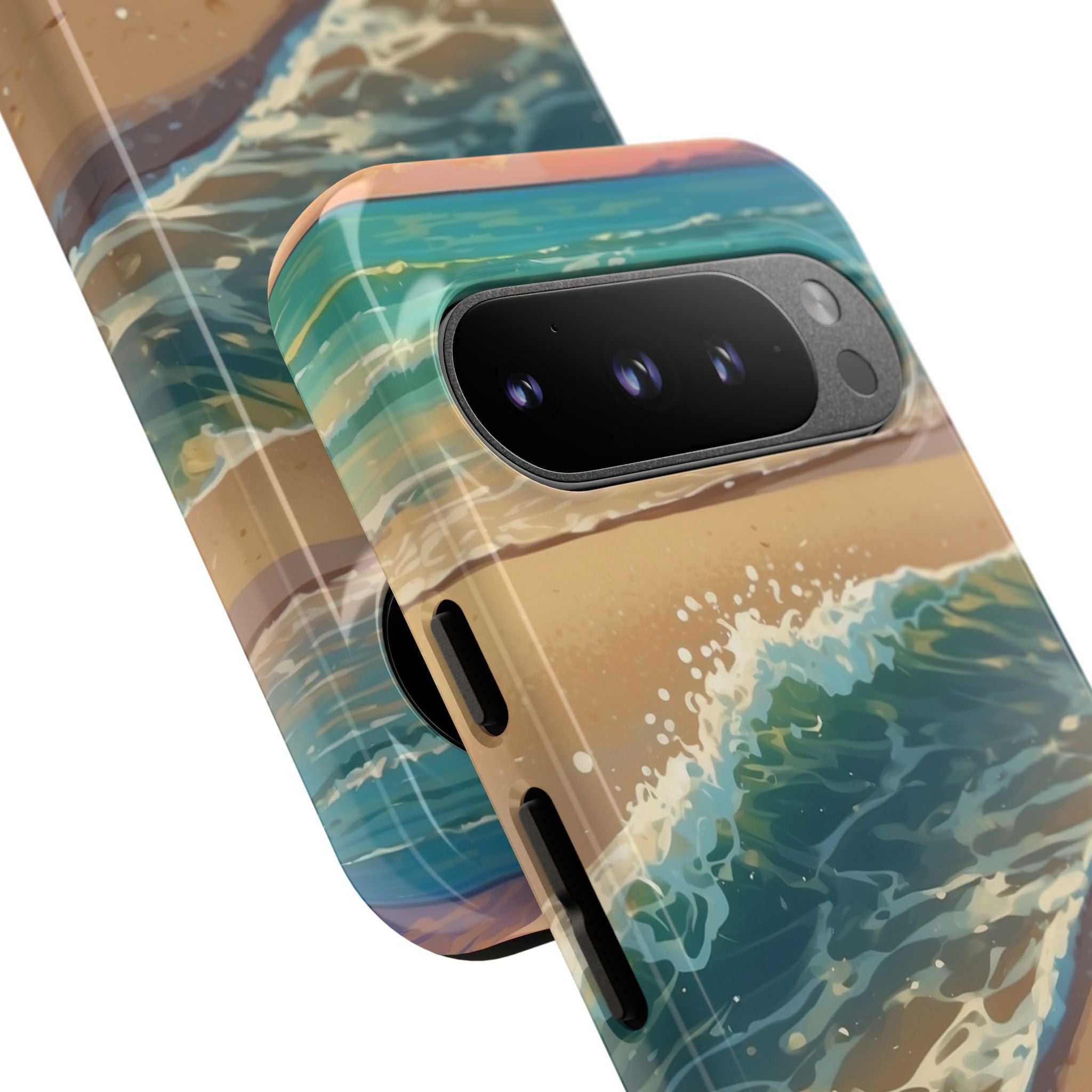 Seashells Kiss Shore - Google Pixel Case