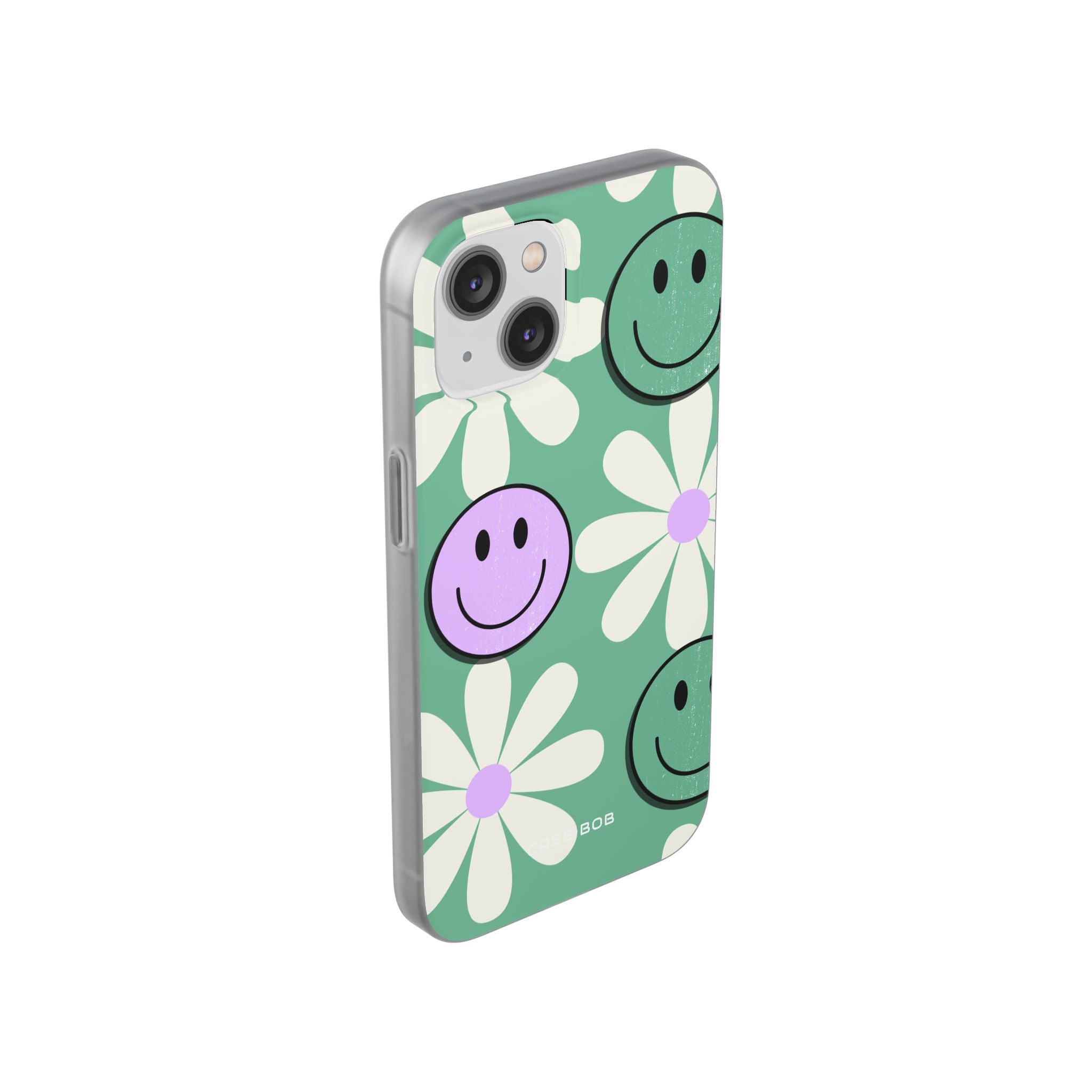 Smiley Daisy Glow iPhone 14 Case - Soft