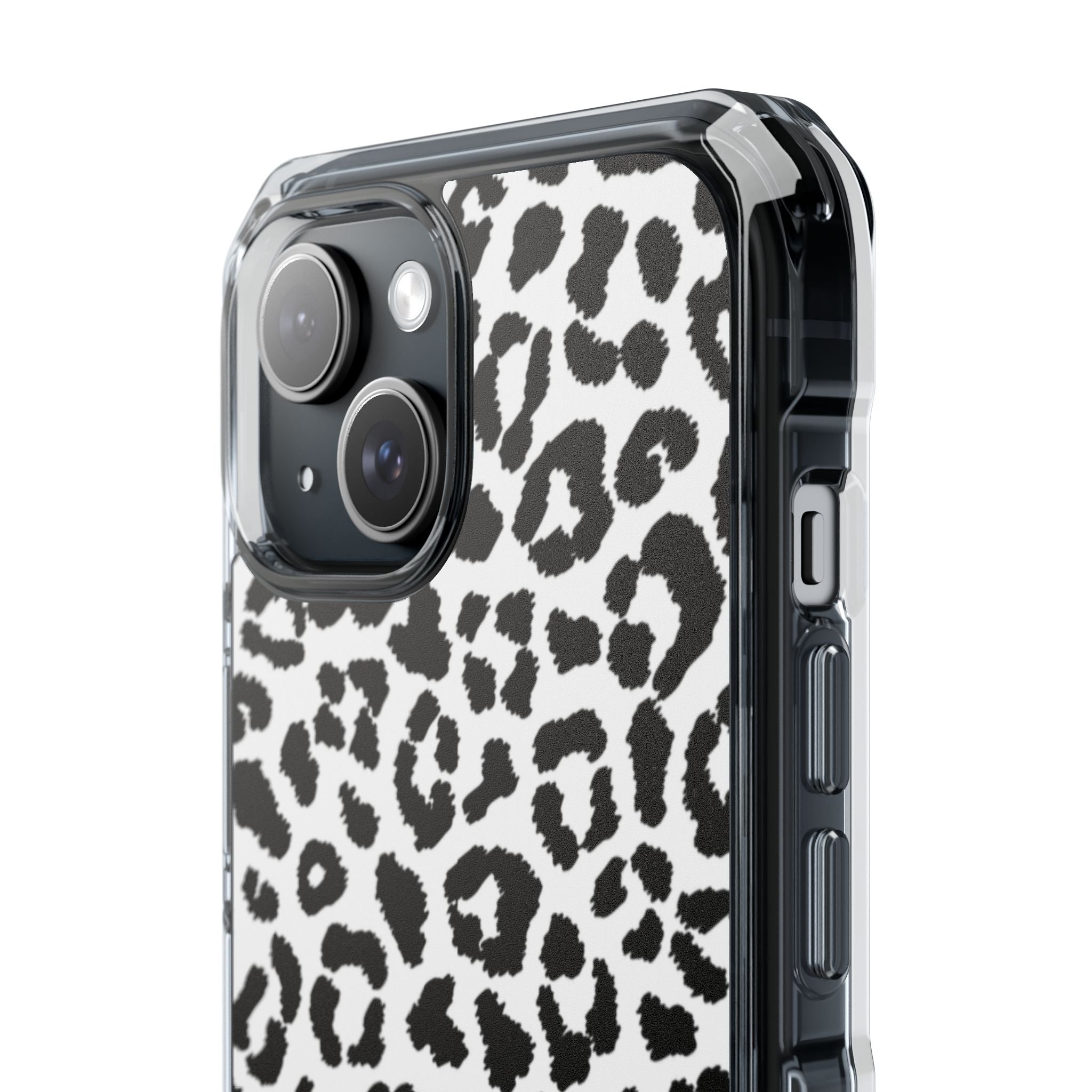 Monochrome Leopard Essence iPhone Case - Impact