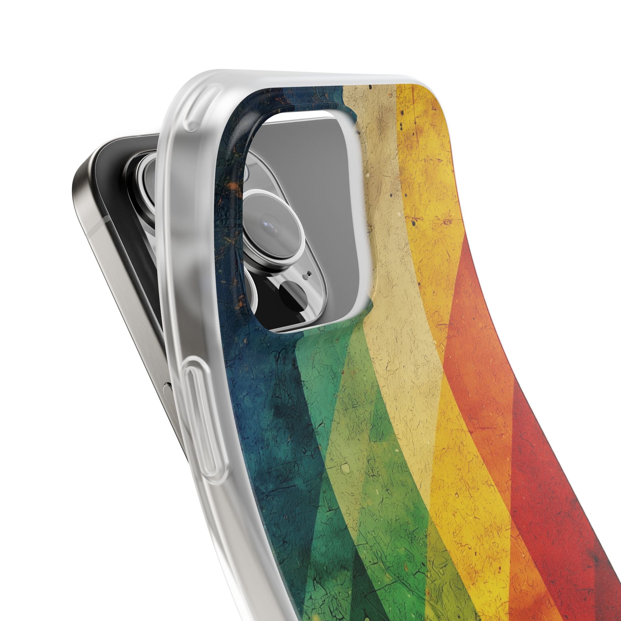 Diagonal Spectrum iPhone 16 Pro Max Case - Soft