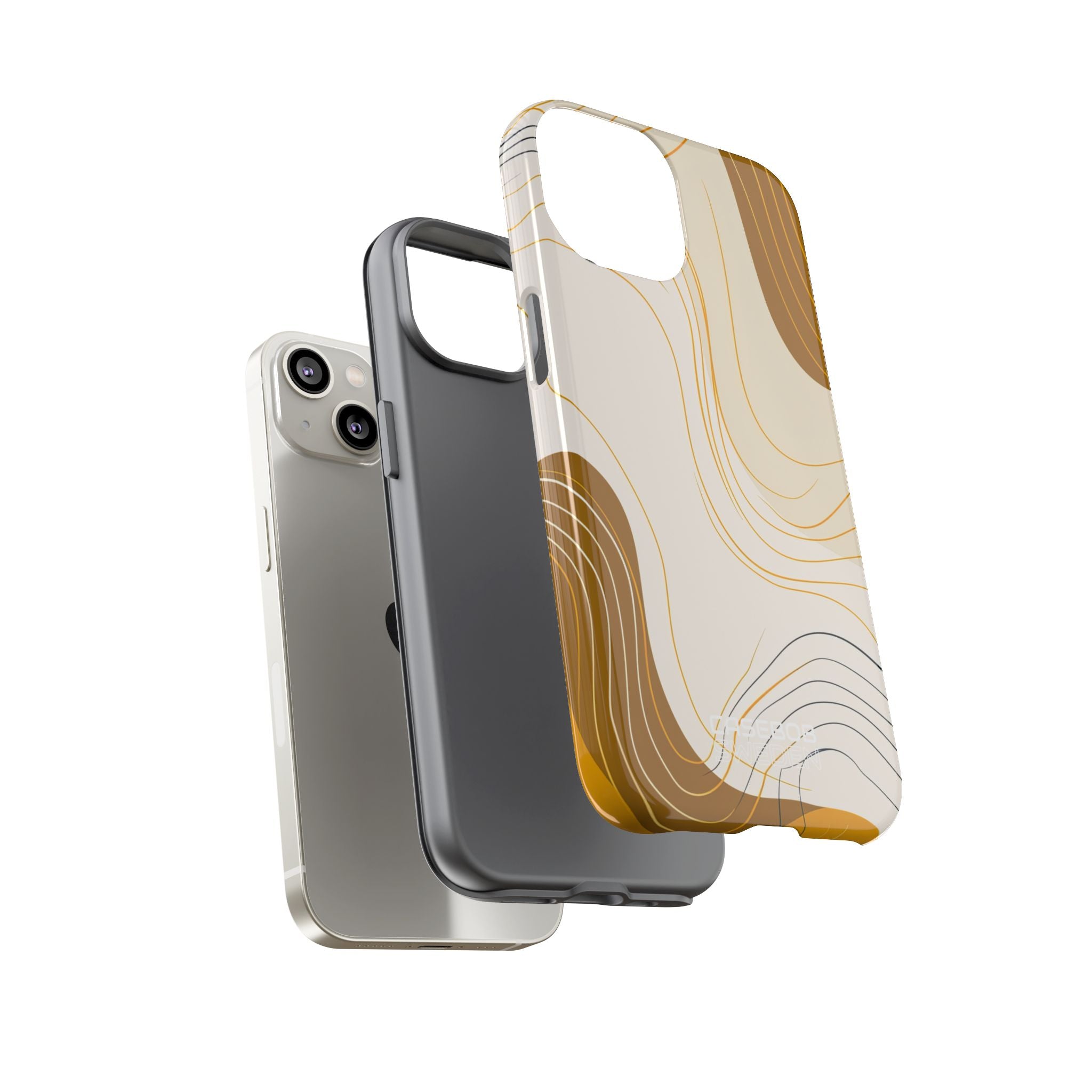 Linee Dorate Fluide iPhone 14 - Tough