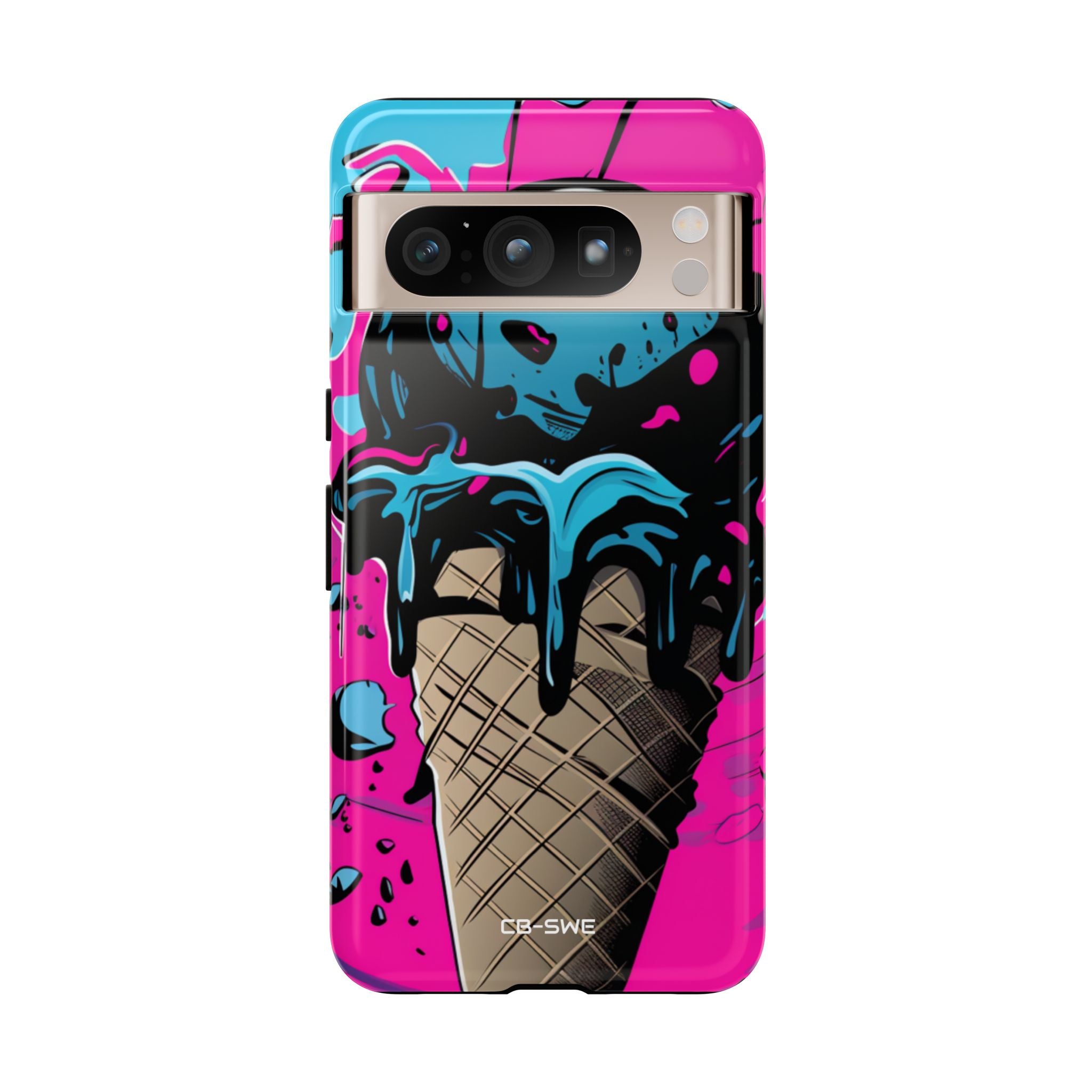 Vibrant Ice Cream Splash - Google Pixel Case