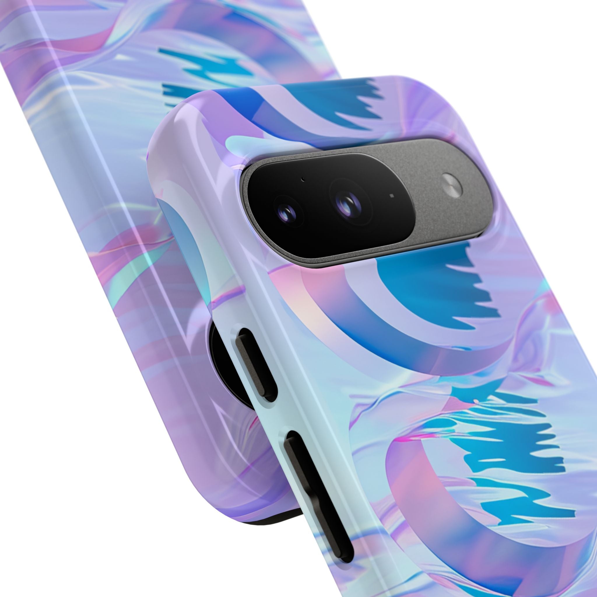 Iridescent Flowing Waves Google Pixel 9 - Tough