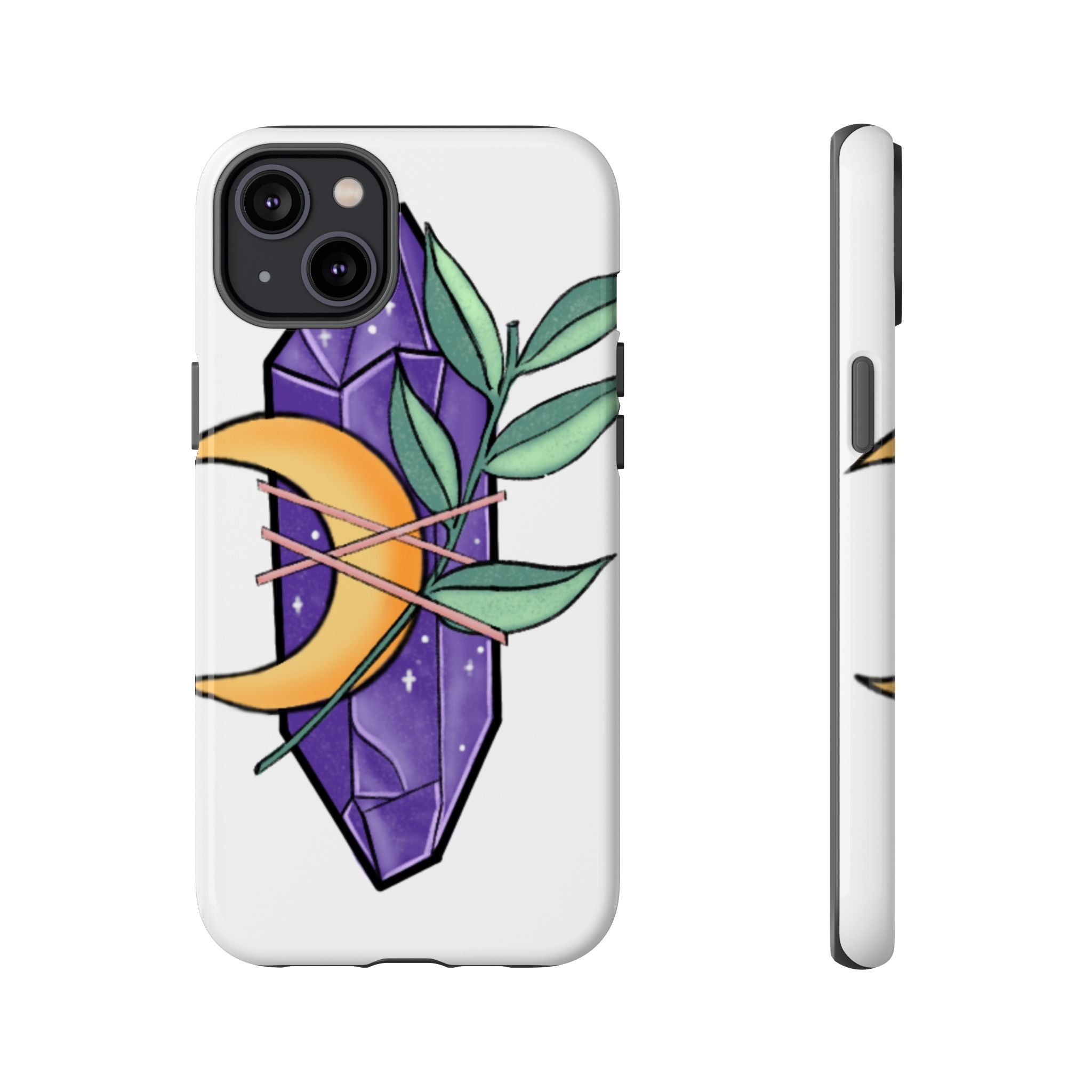Mystical Moon Crystal - iPhone Case