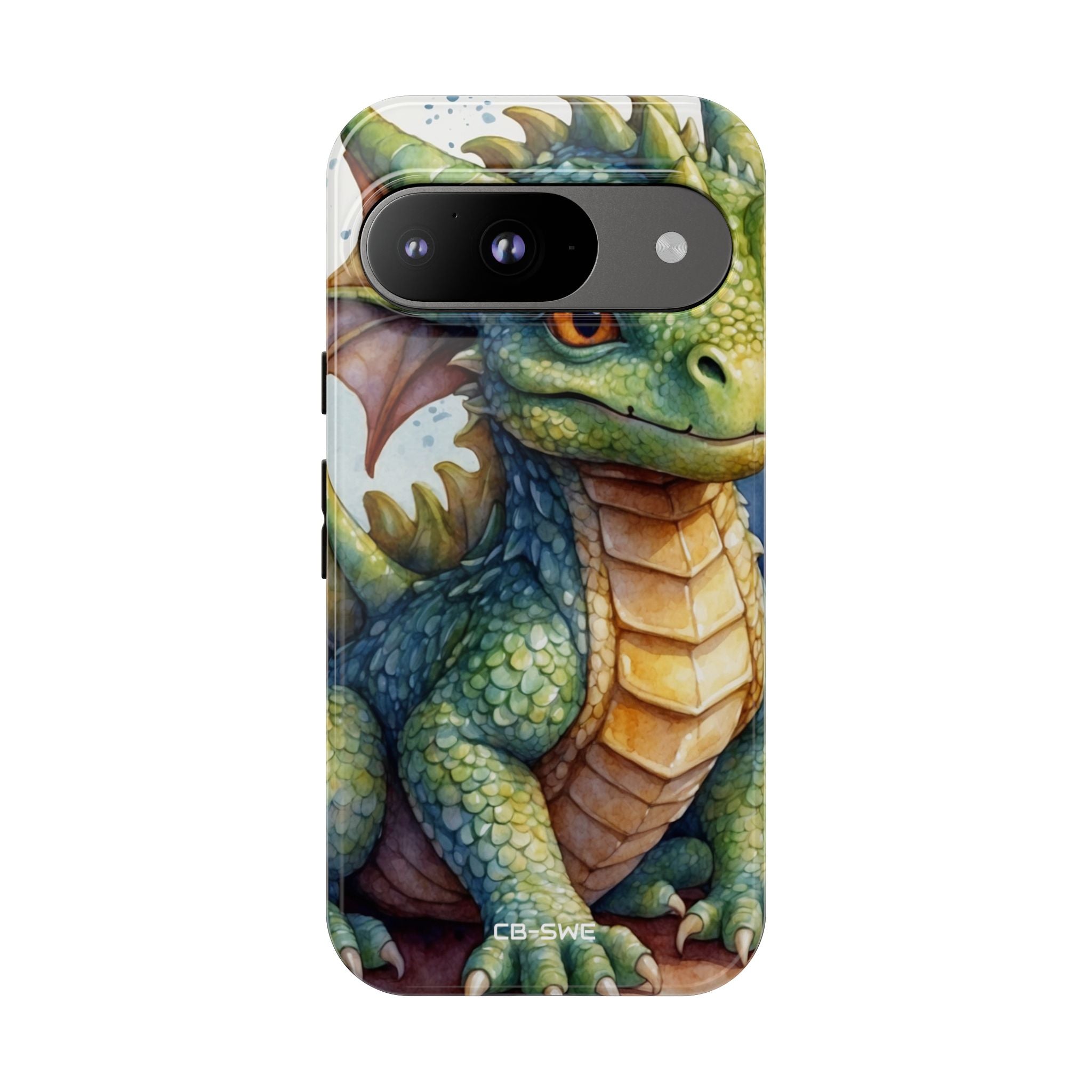 Green Dragon Smiles - Google Pixel Case