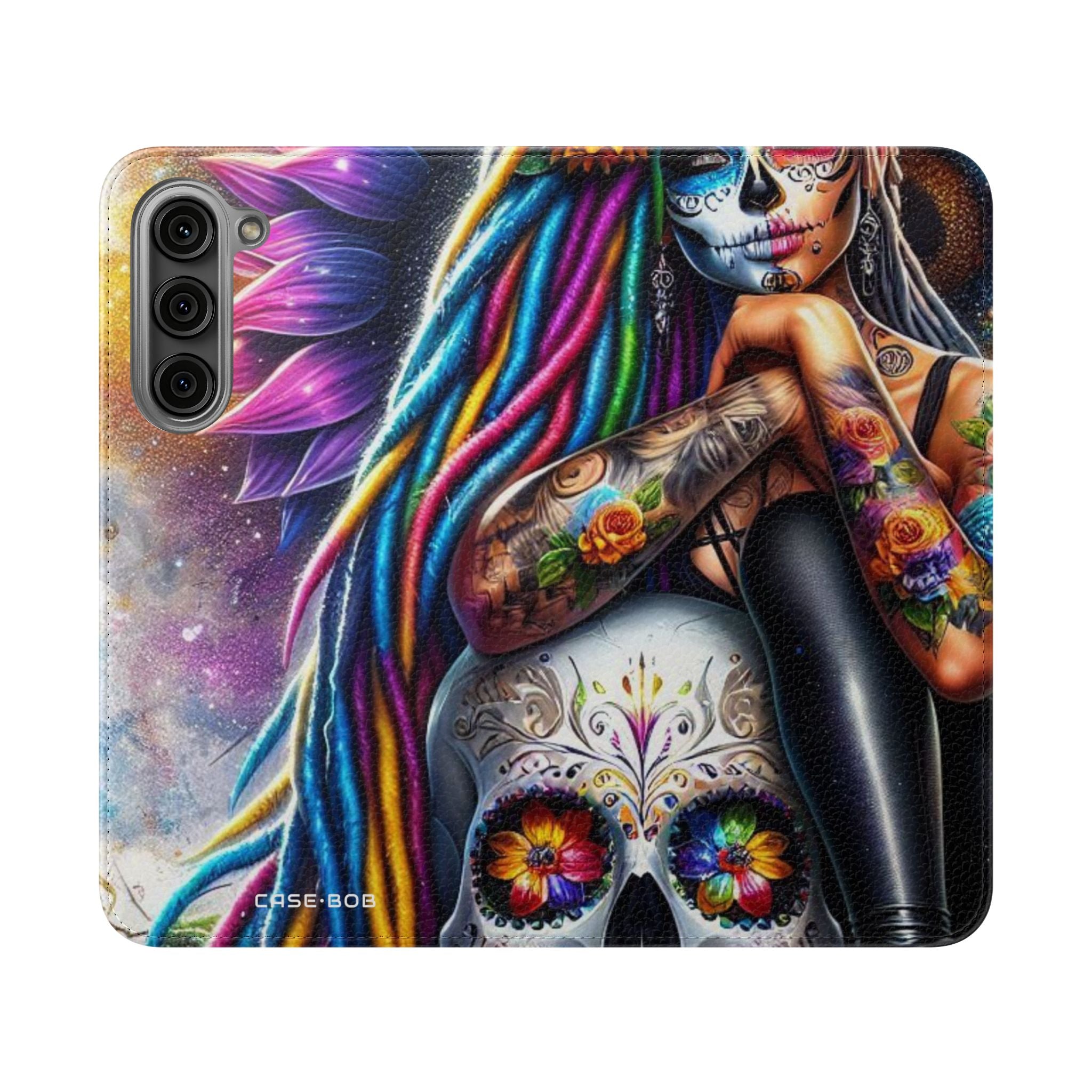 Skull Bloom - Samsung S23+ Case - Wallet