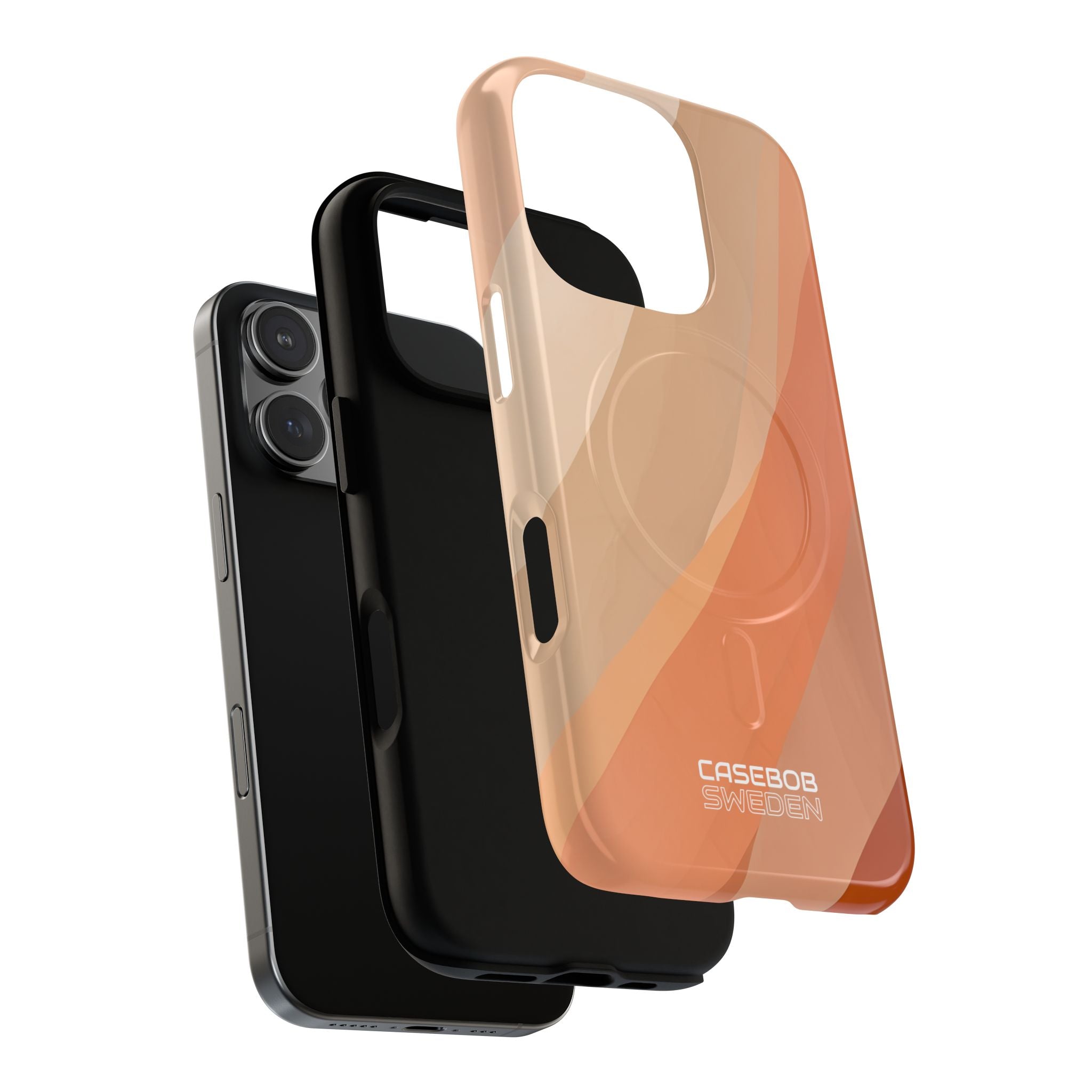 Soft Horizon Waves iPhone 16 - Tough+