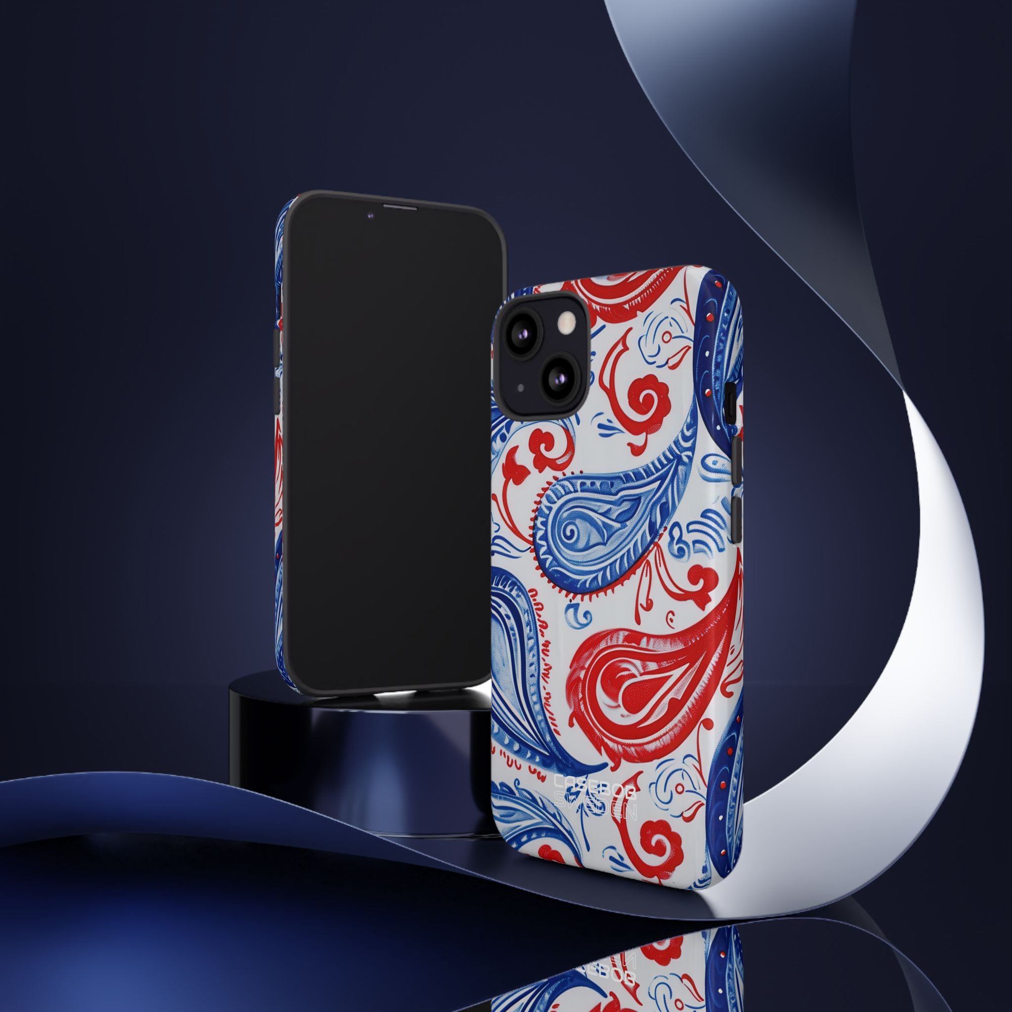 Vibrant Paisley Swirls iPhone 13 - Tough