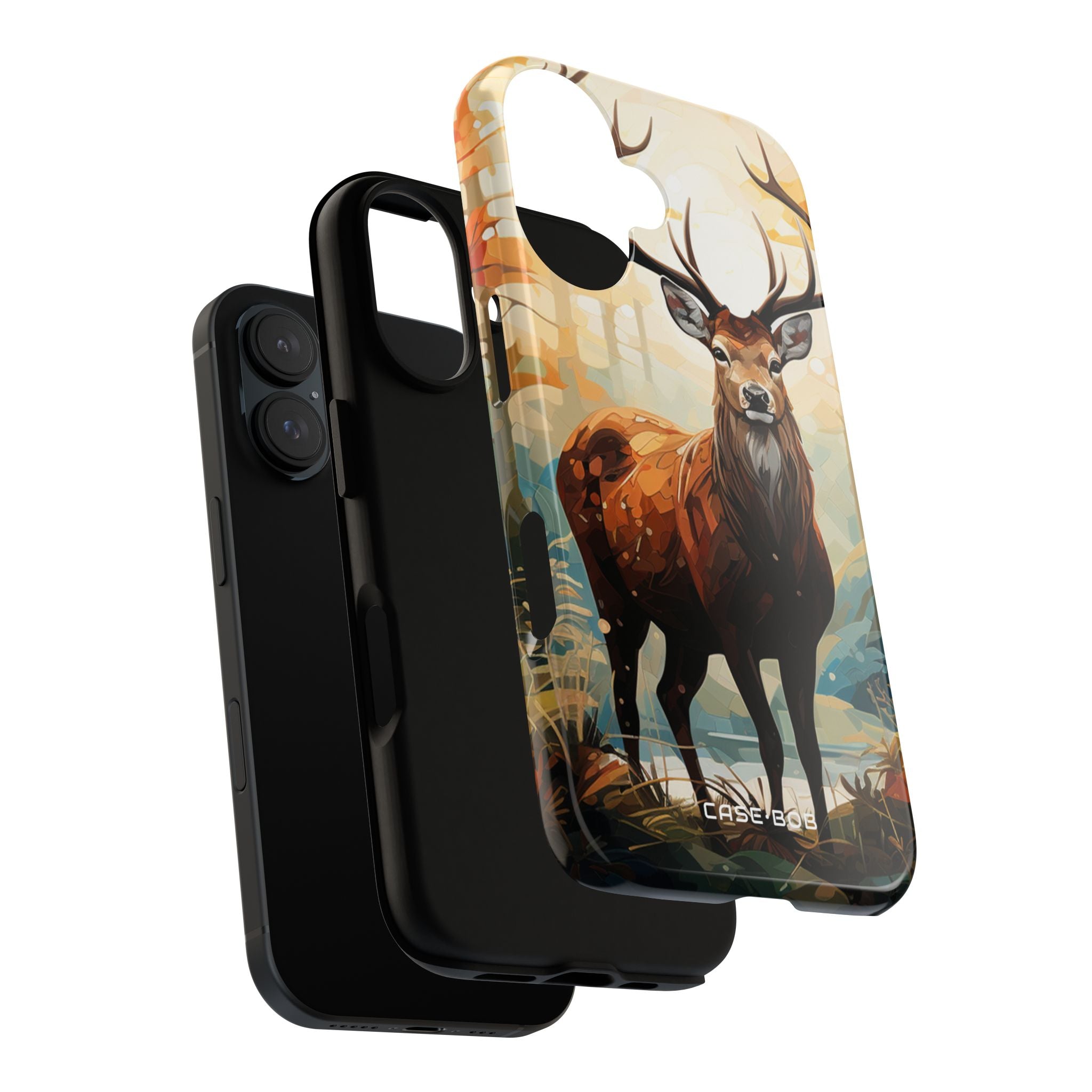 Glowing Stag iPhone 16 Pro Case - Tough