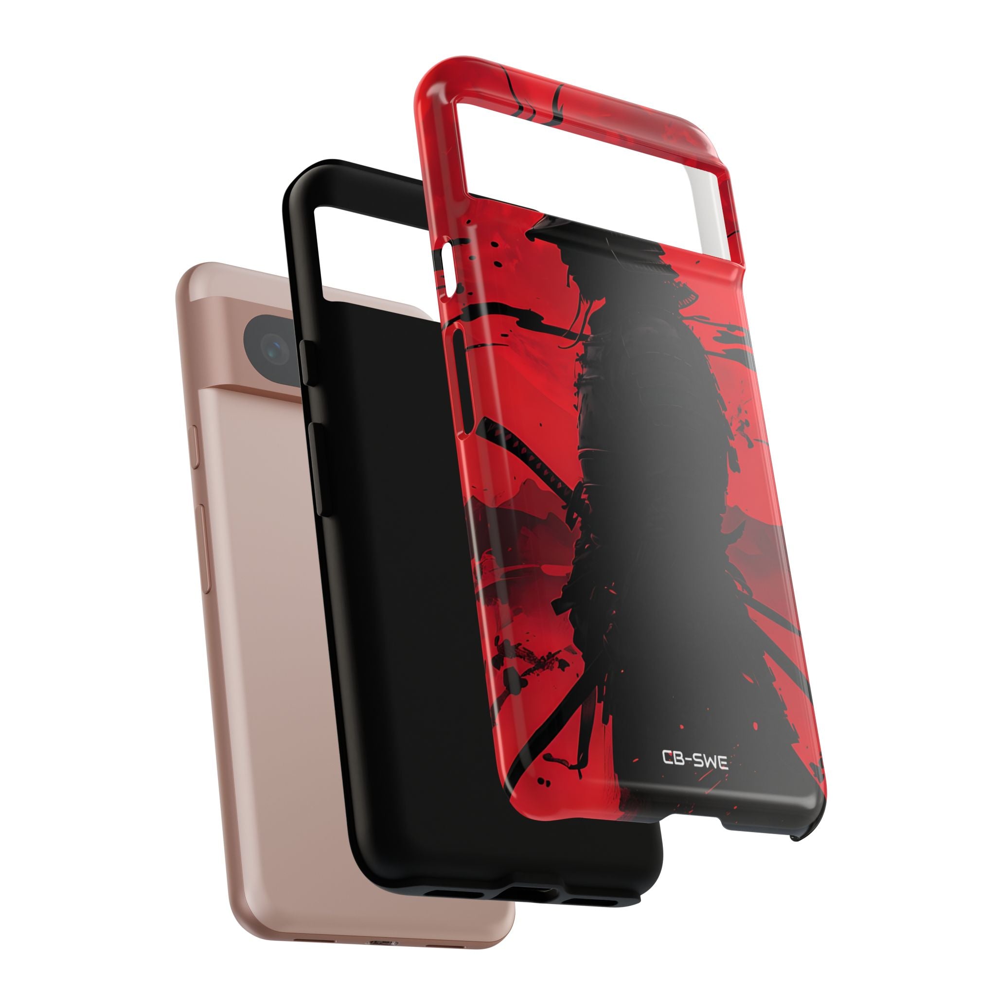Red Samurai Shadow - Google Pixel Case