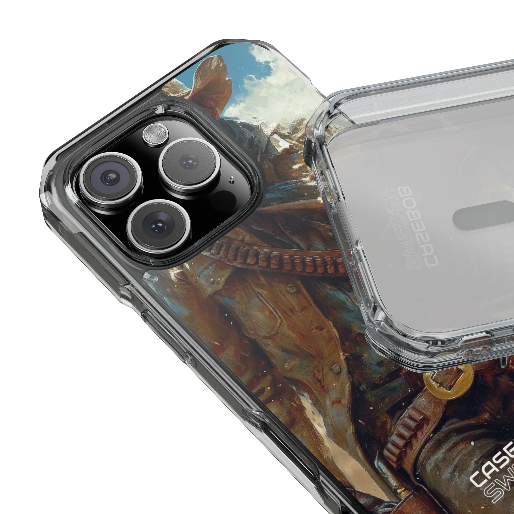 Western Horizon Rider iPhone 16 - Impact Clear+